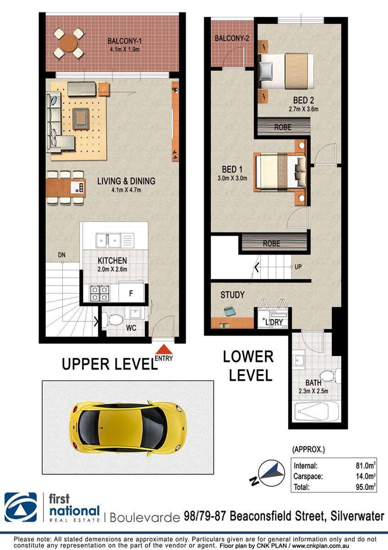 Floorplan of Homely apartment listing, 98/79-87 Beaconsfield Street, Silverwater NSW 2128