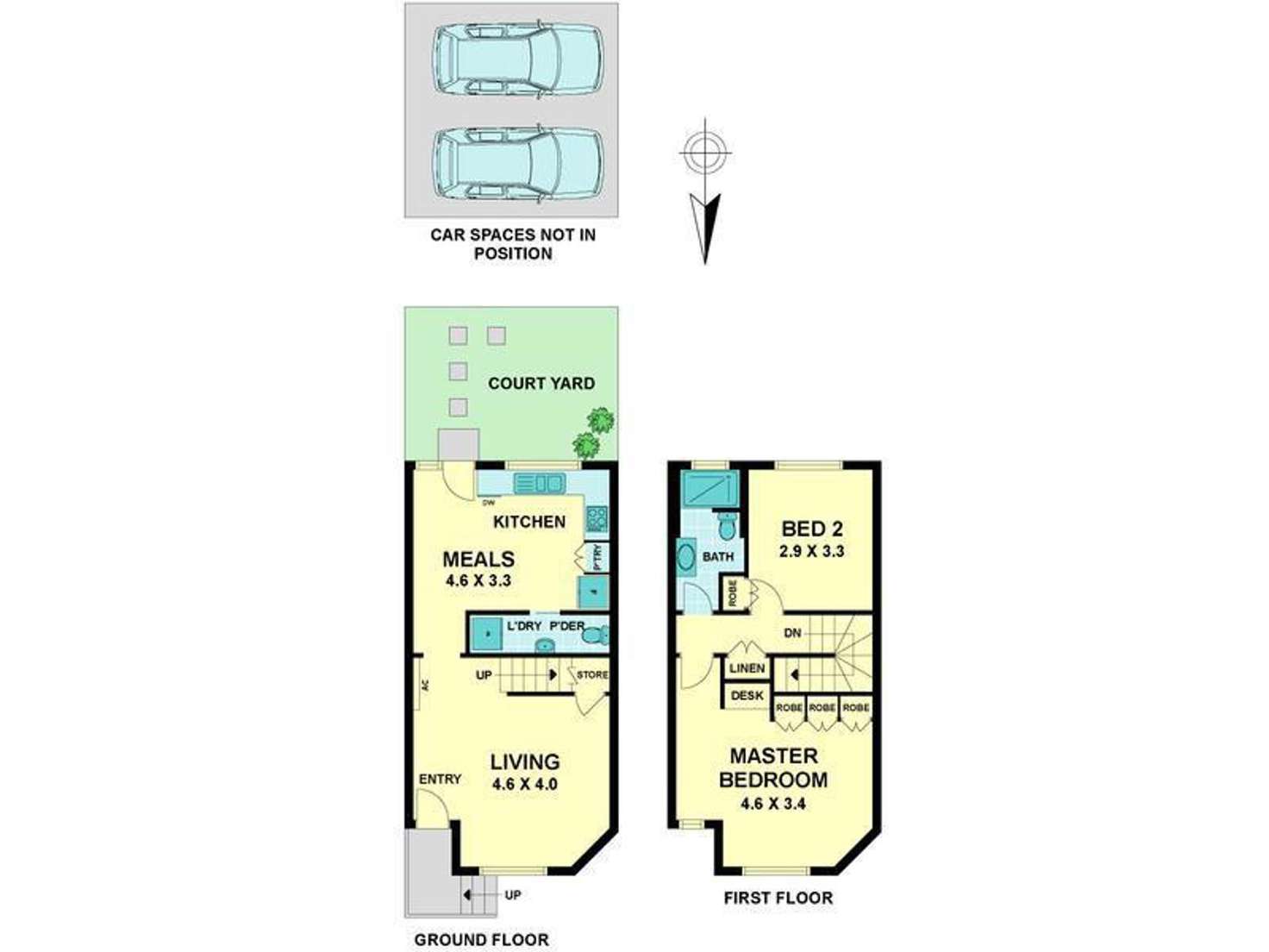 Floorplan of Homely townhouse listing, 3 /113 Tennyson Street, Essendon VIC 3040