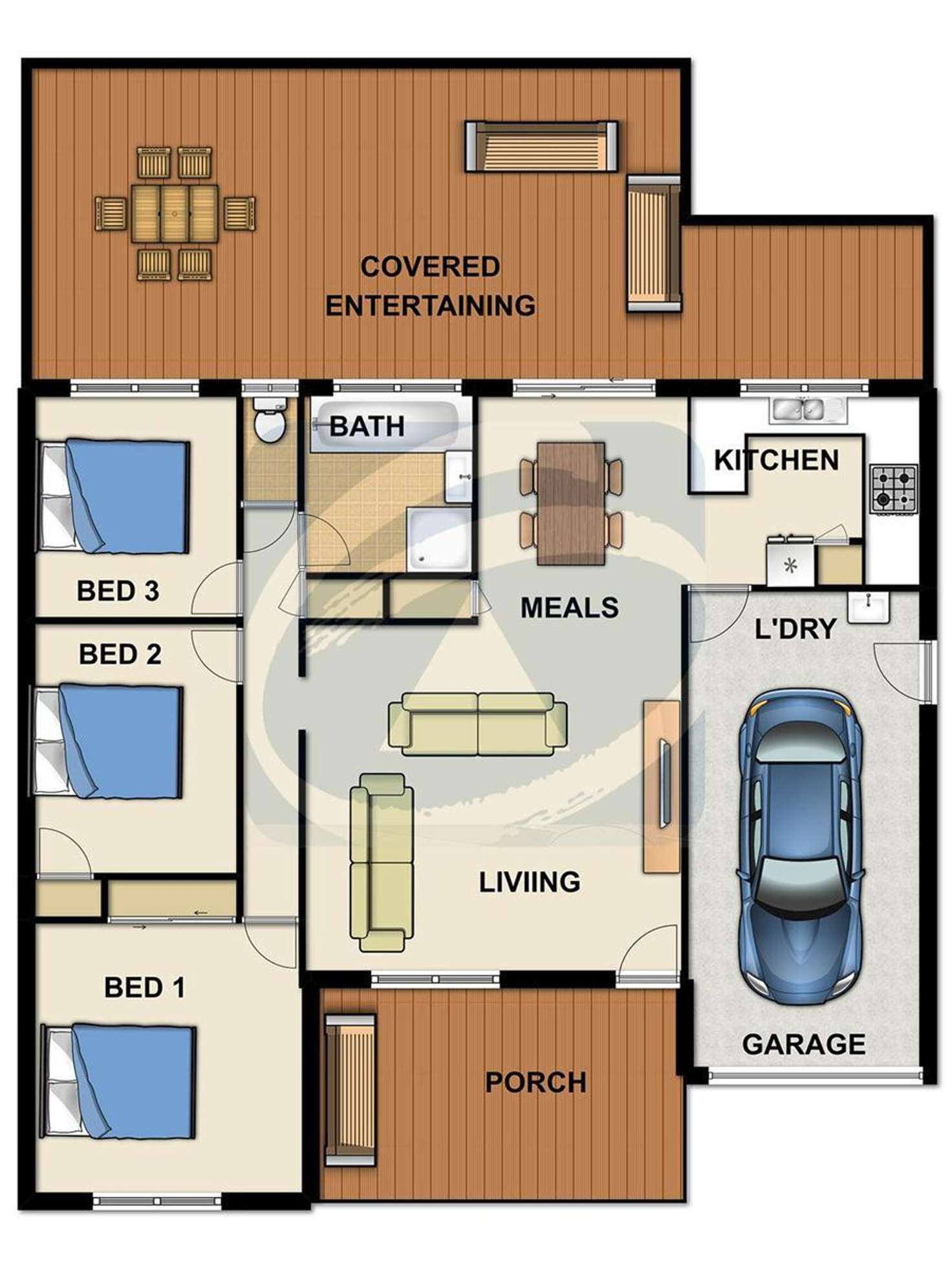 Floorplan of Homely house listing, 5 Southmore Street, Daisy Hill QLD 4127