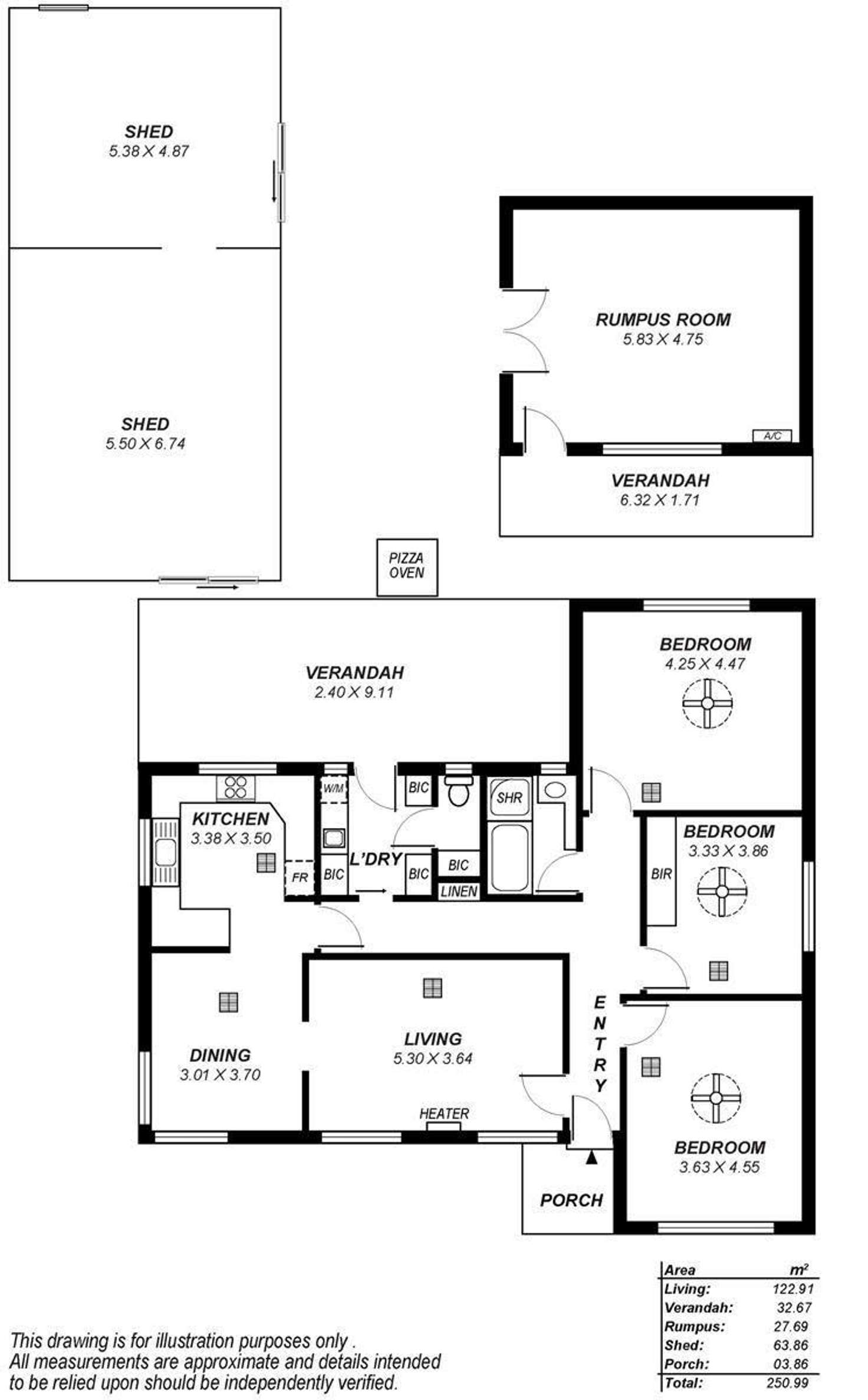 Floorplan of Homely house listing, 93 Angle Vale Road, Angle Vale SA 5117