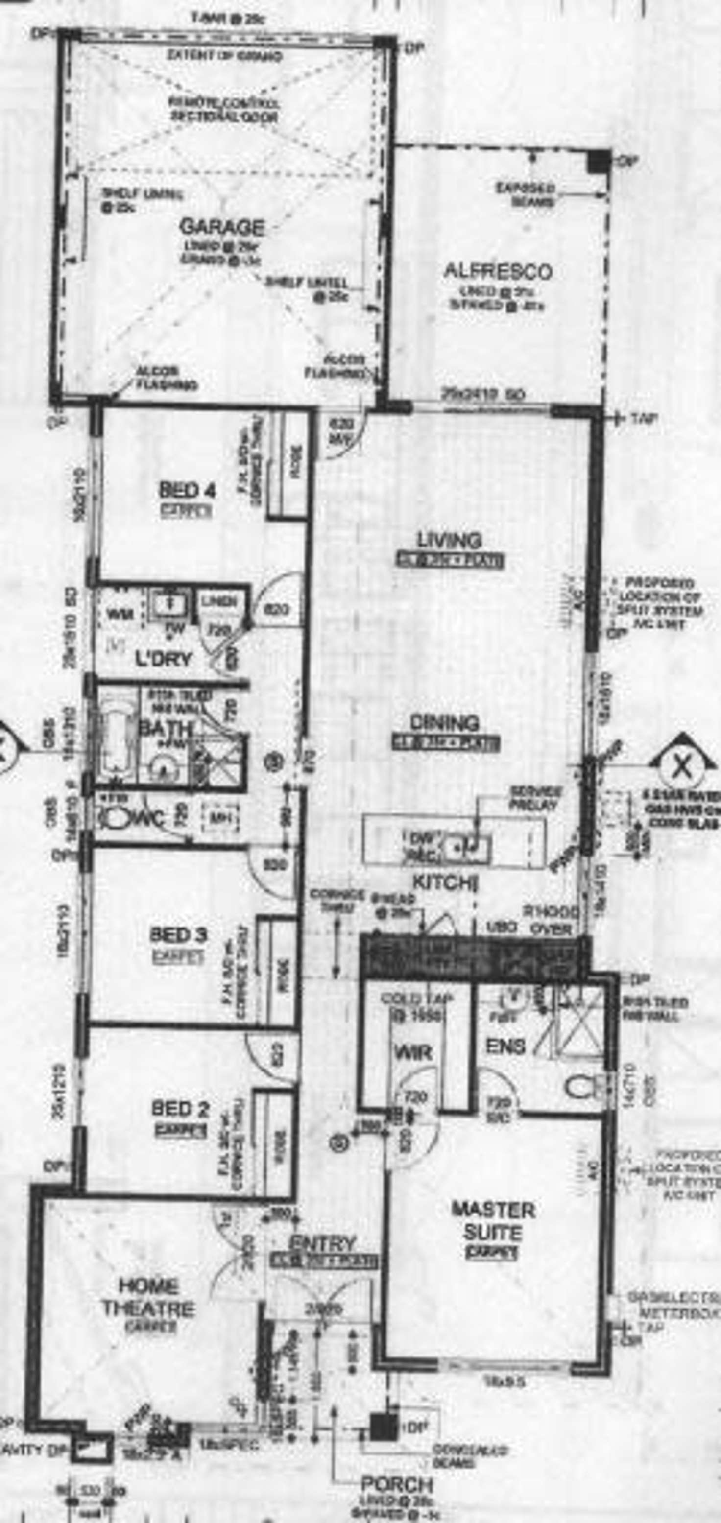 Floorplan of Homely house listing, 56 Santorini Promenade, Alkimos WA 6038