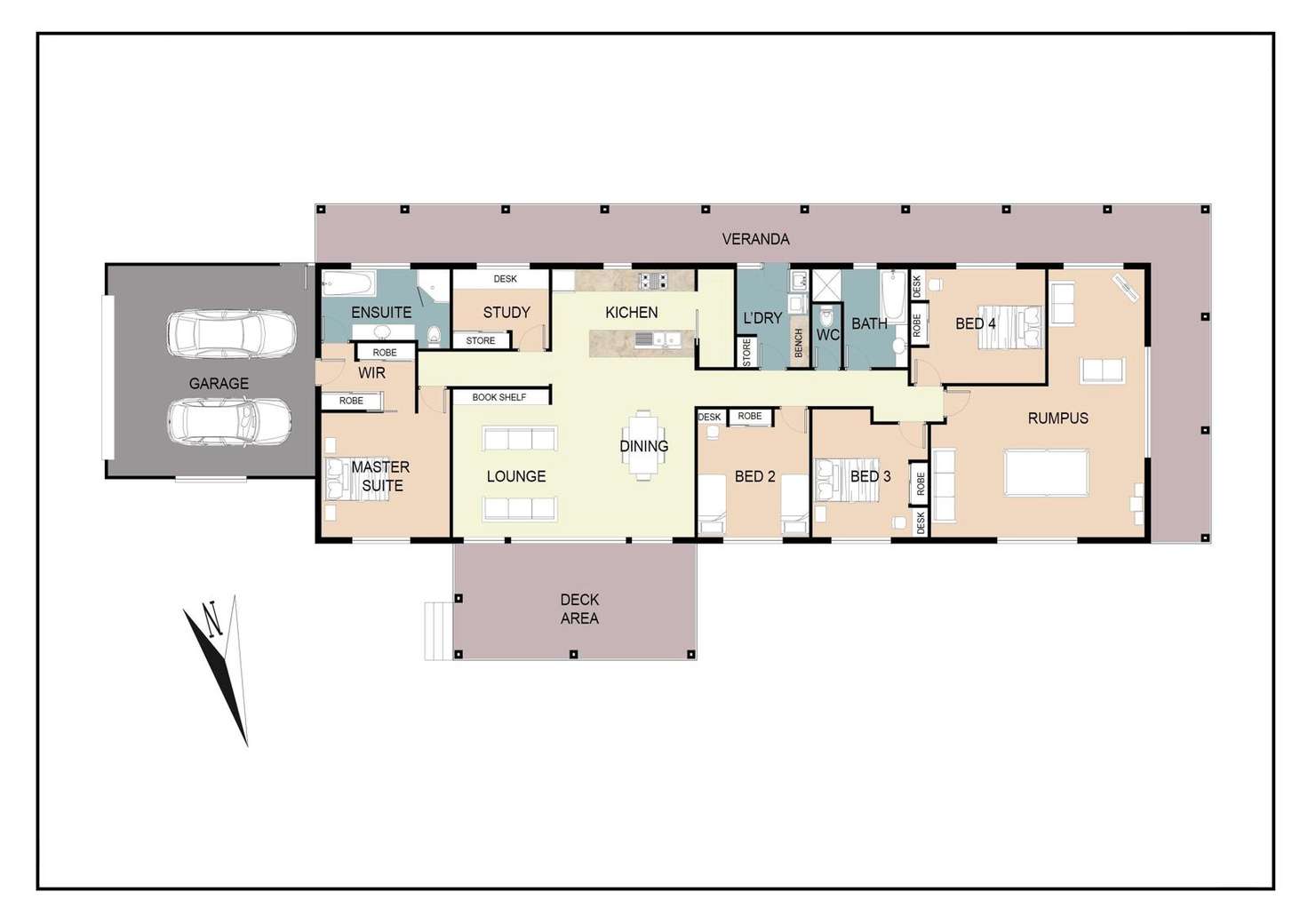 Floorplan of Homely house listing, 165 Lawrie Road, Beechworth VIC 3747