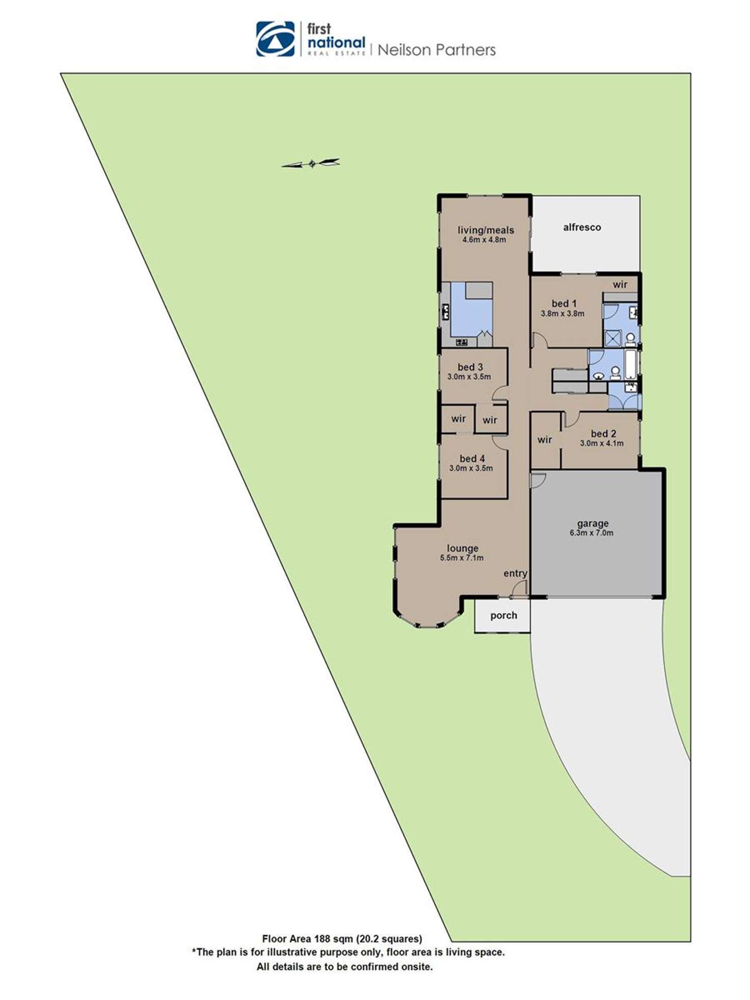 Floorplan of Homely house listing, 5 Griffith Mews, Pakenham VIC 3810