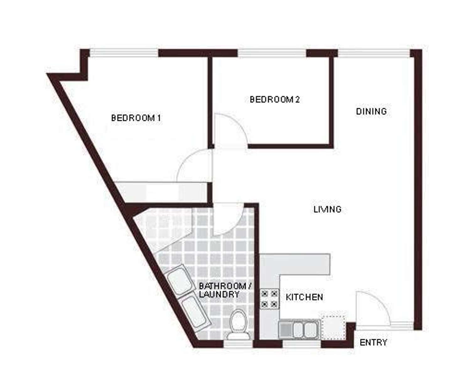 Floorplan of Homely apartment listing, E25/47 Herdsman Parade, Wembley WA 6014