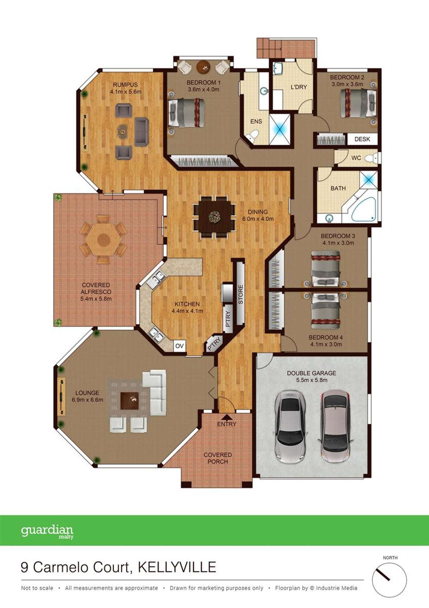Floorplan of Homely house listing, 9 Carmelo Court, Kellyville NSW 2155