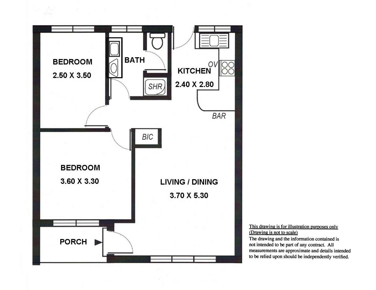 Floorplan of Homely unit listing, 3/42 Wallala Avenue, Park Holme SA 5043