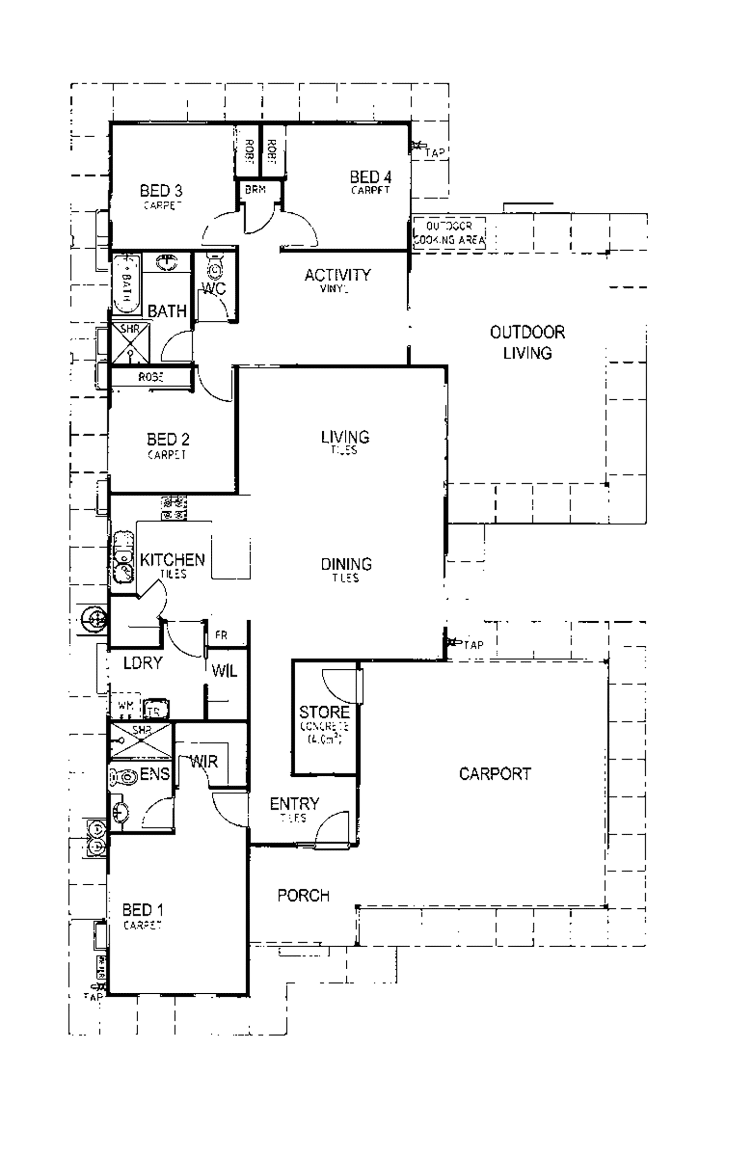 Floorplan of Homely house listing, 22 Magabala Road, Bilingurr WA 6725