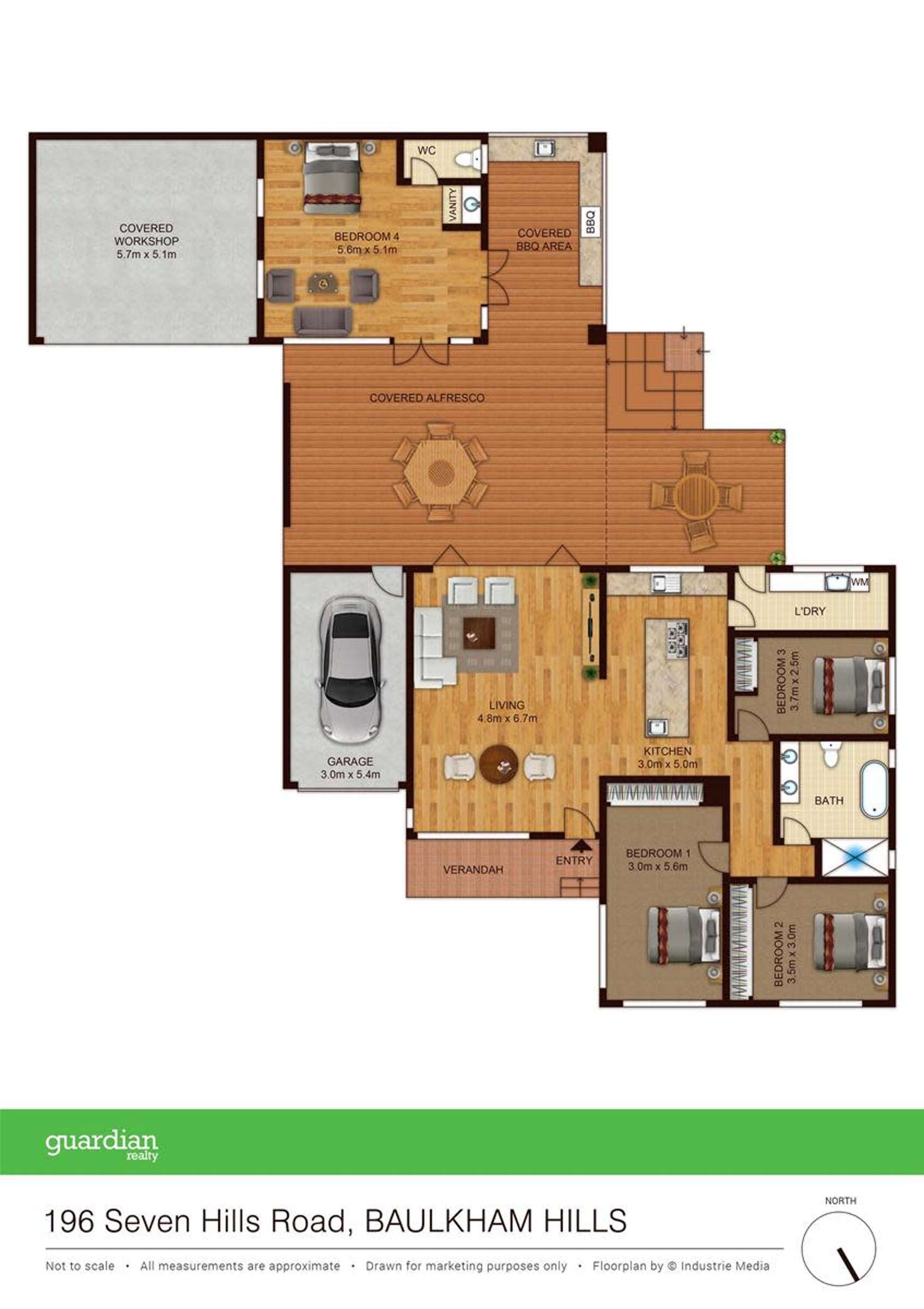 Floorplan of Homely house listing, 196 Seven Hills Road, Baulkham Hills NSW 2153