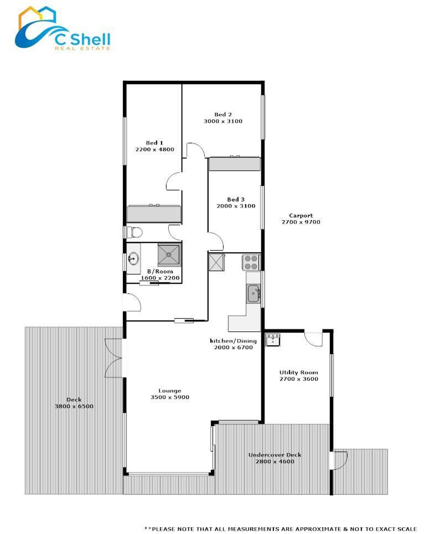 Floorplan of Homely house listing, 91 Wattle Grove, Loch Sport VIC 3851