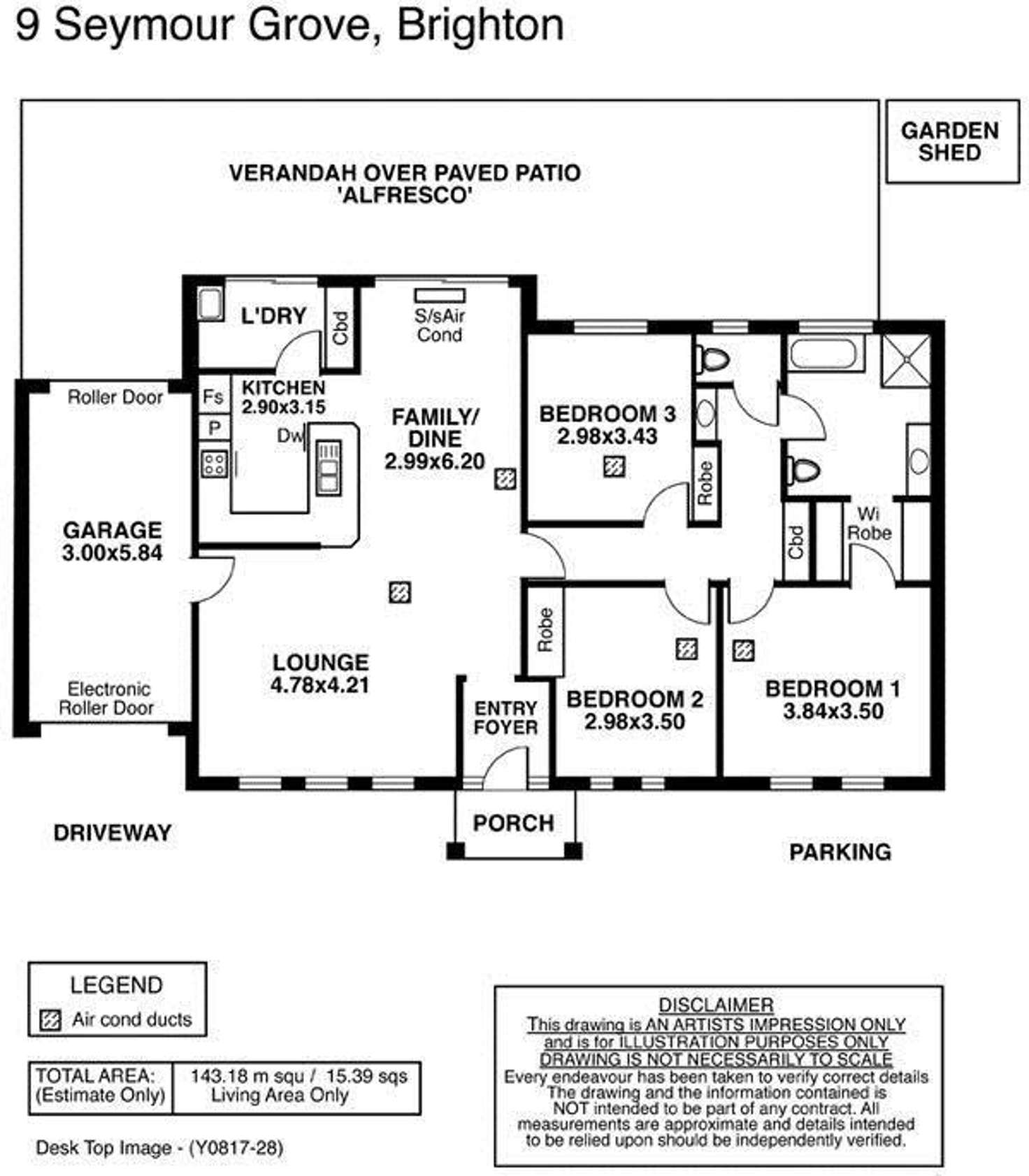 Floorplan of Homely house listing, 9 Seymour Grove, Brighton SA 5048