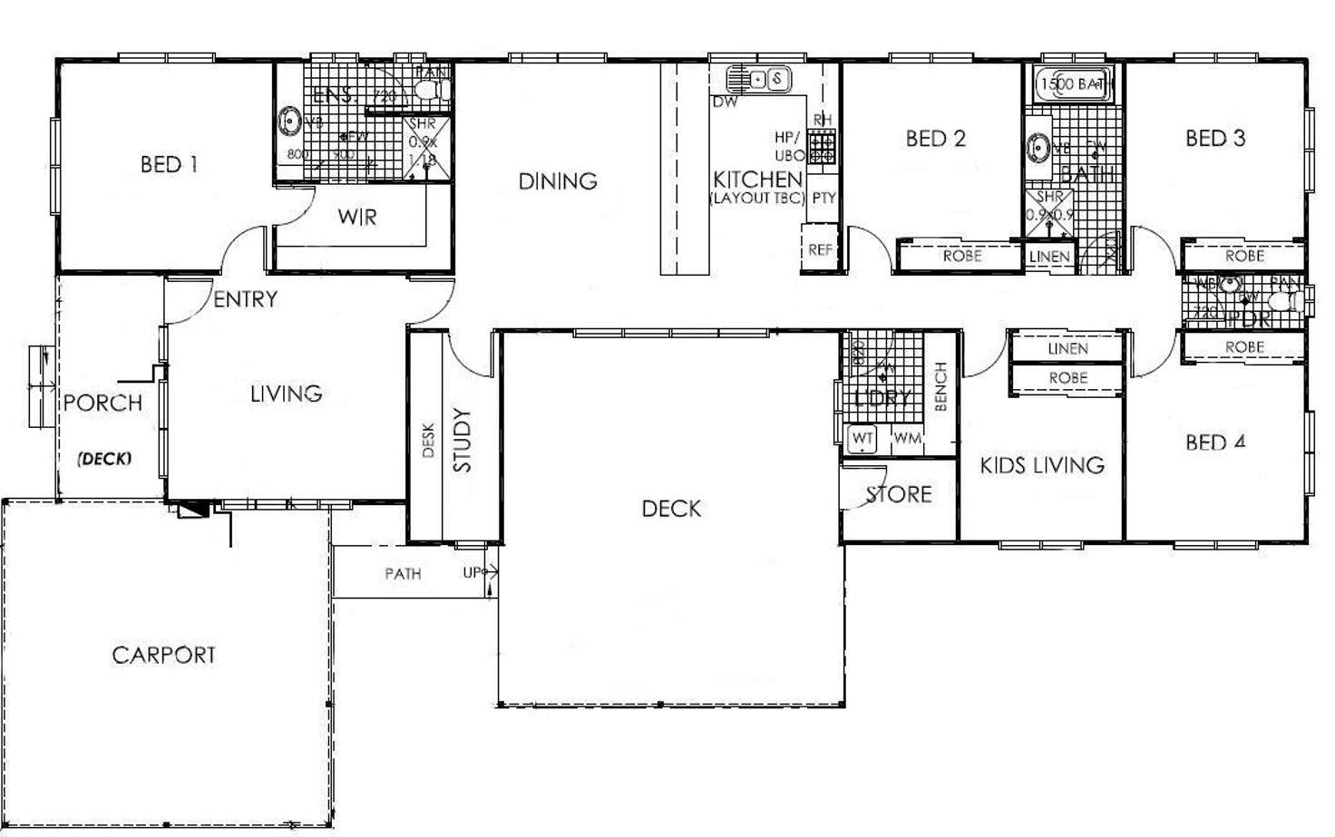 Floorplan of Homely house listing, 14 Hin Way, Bilingurr WA 6725