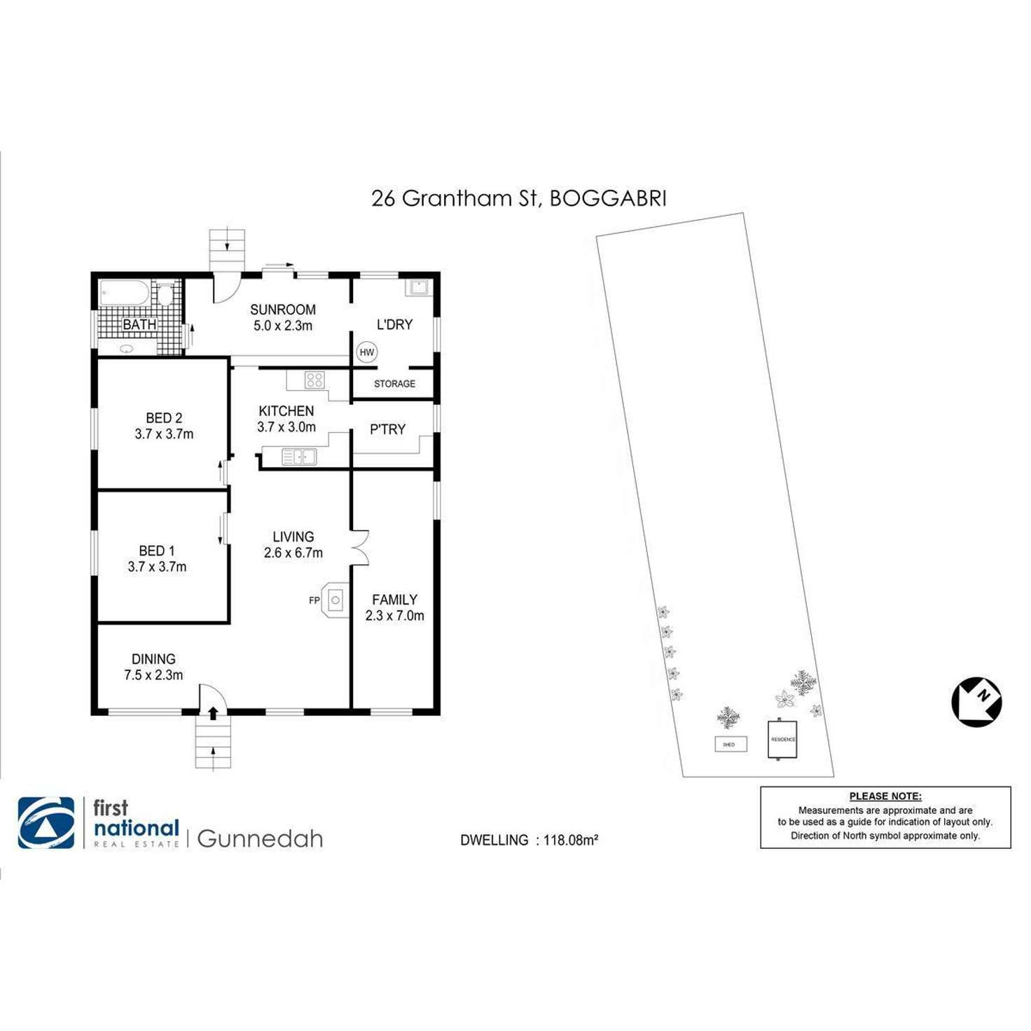 Floorplan of Homely acreageSemiRural listing, 26 Grantham Street, Boggabri NSW 2382
