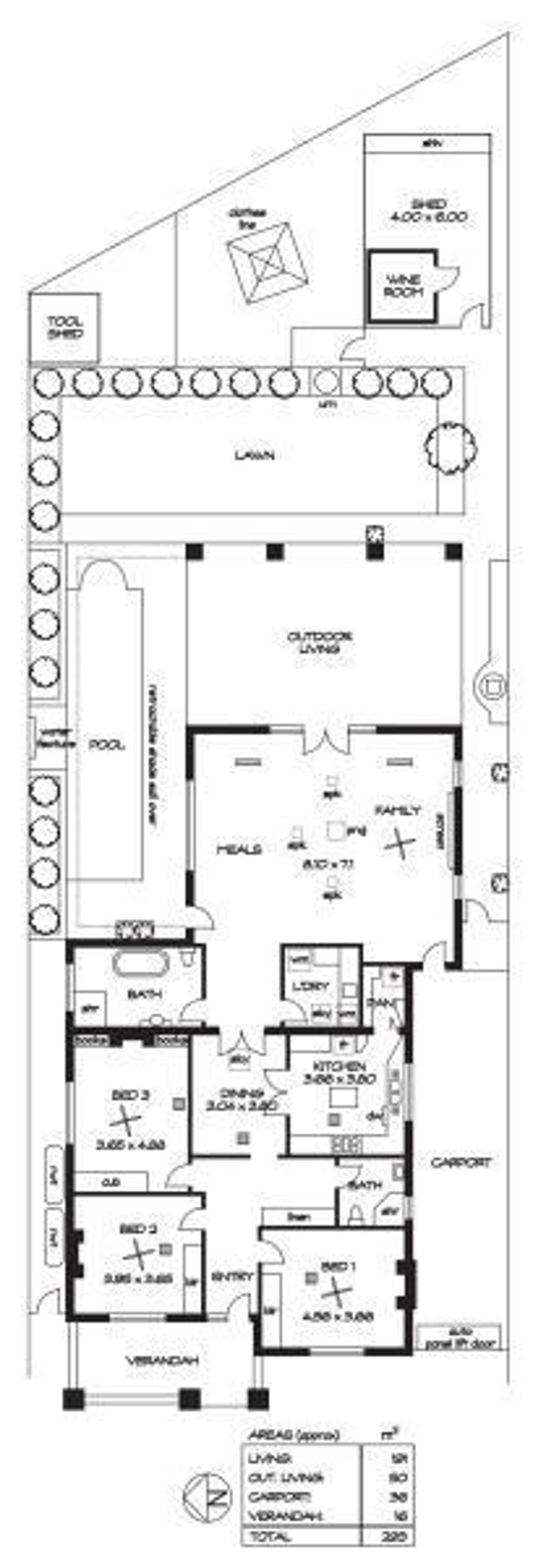 Floorplan of Homely house listing, 15 D'erlanger, Collinswood SA 5081