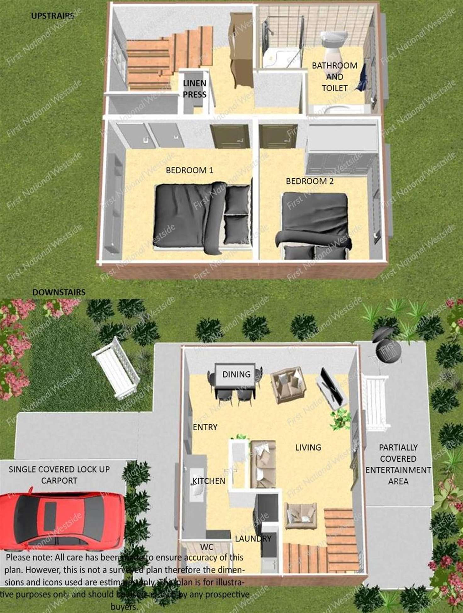 Floorplan of Homely townhouse listing, 52/13 Bailey Street, Collingwood Park QLD 4301
