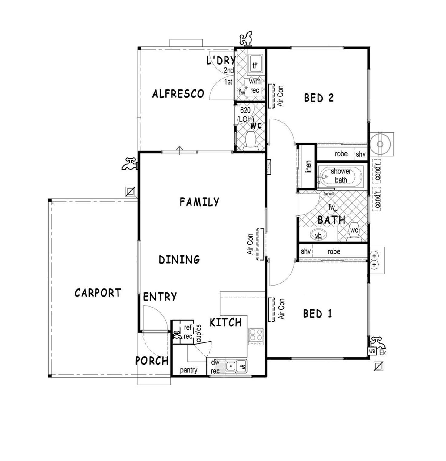 Floorplan of Homely house listing, 28 Palmer Road, Cable Beach WA 6726