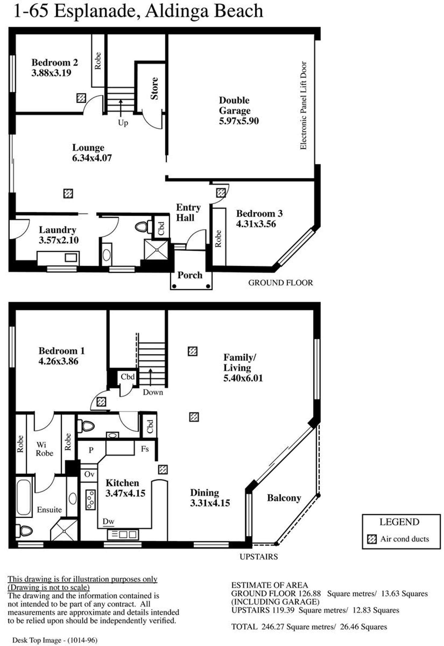 Floorplan of Homely townhouse listing, 65 Esplanade, Aldinga Beach SA 5173