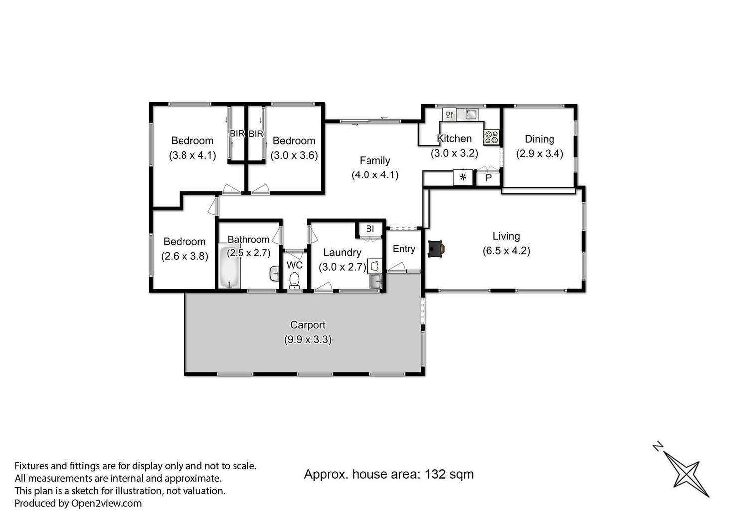 Floorplan of Homely house listing, 186a Main Street, Huonville TAS 7109