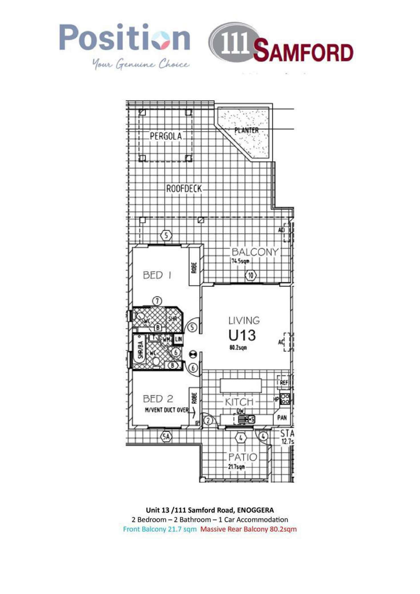 Floorplan of Homely house listing, 13/111 Samford Road, Enoggera QLD 4051