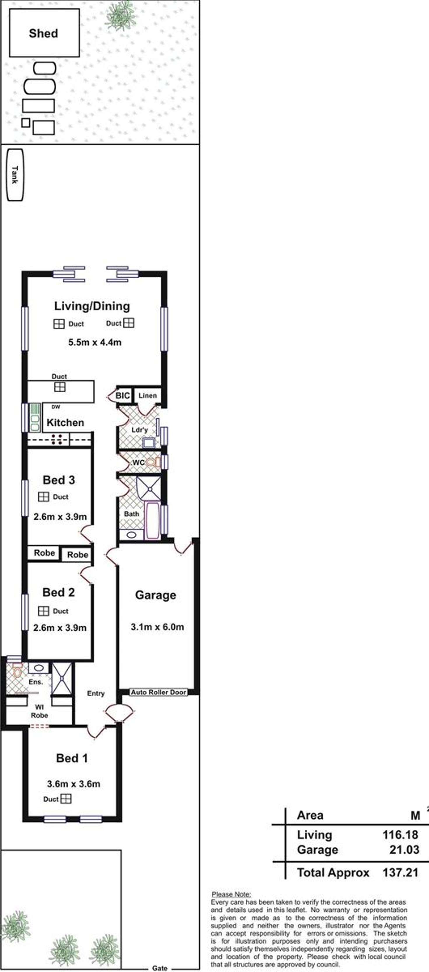 Floorplan of Homely house listing, 4 Beaconsfield Terrace, Ascot Park SA 5043