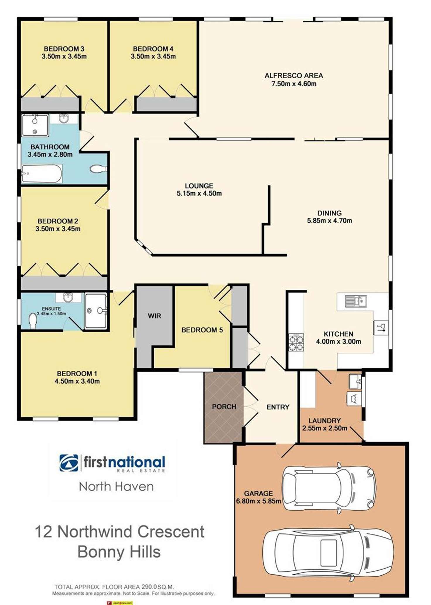 Floorplan of Homely house listing, 12 Northwind Crescent, Bonny Hills NSW 2445