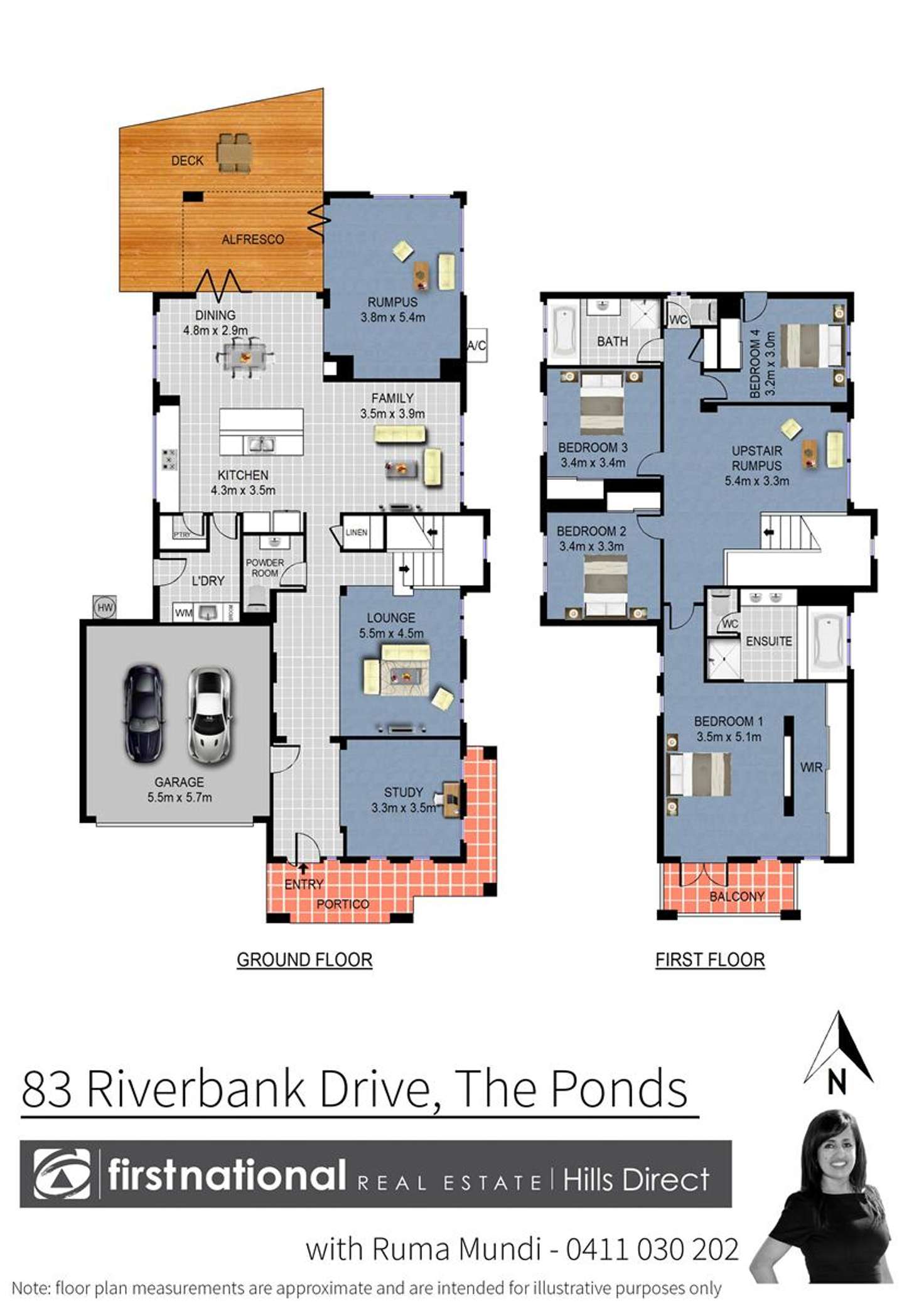 Floorplan of Homely house listing, 83 Riverbank Drive, The Ponds NSW 2769