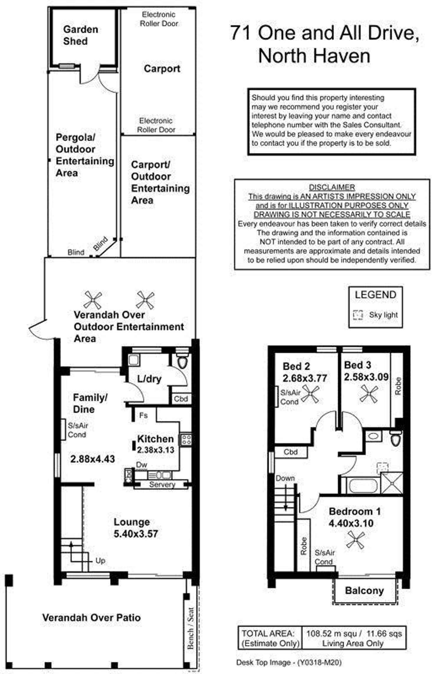 Floorplan of Homely house listing, 71 One And All Drive, North Haven SA 5018