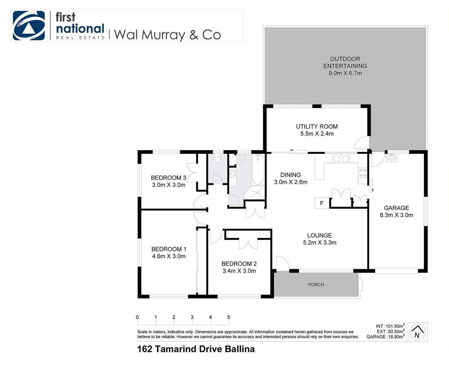 Floorplan of Homely house listing, 162 Tamarind Drive, Ballina NSW 2478