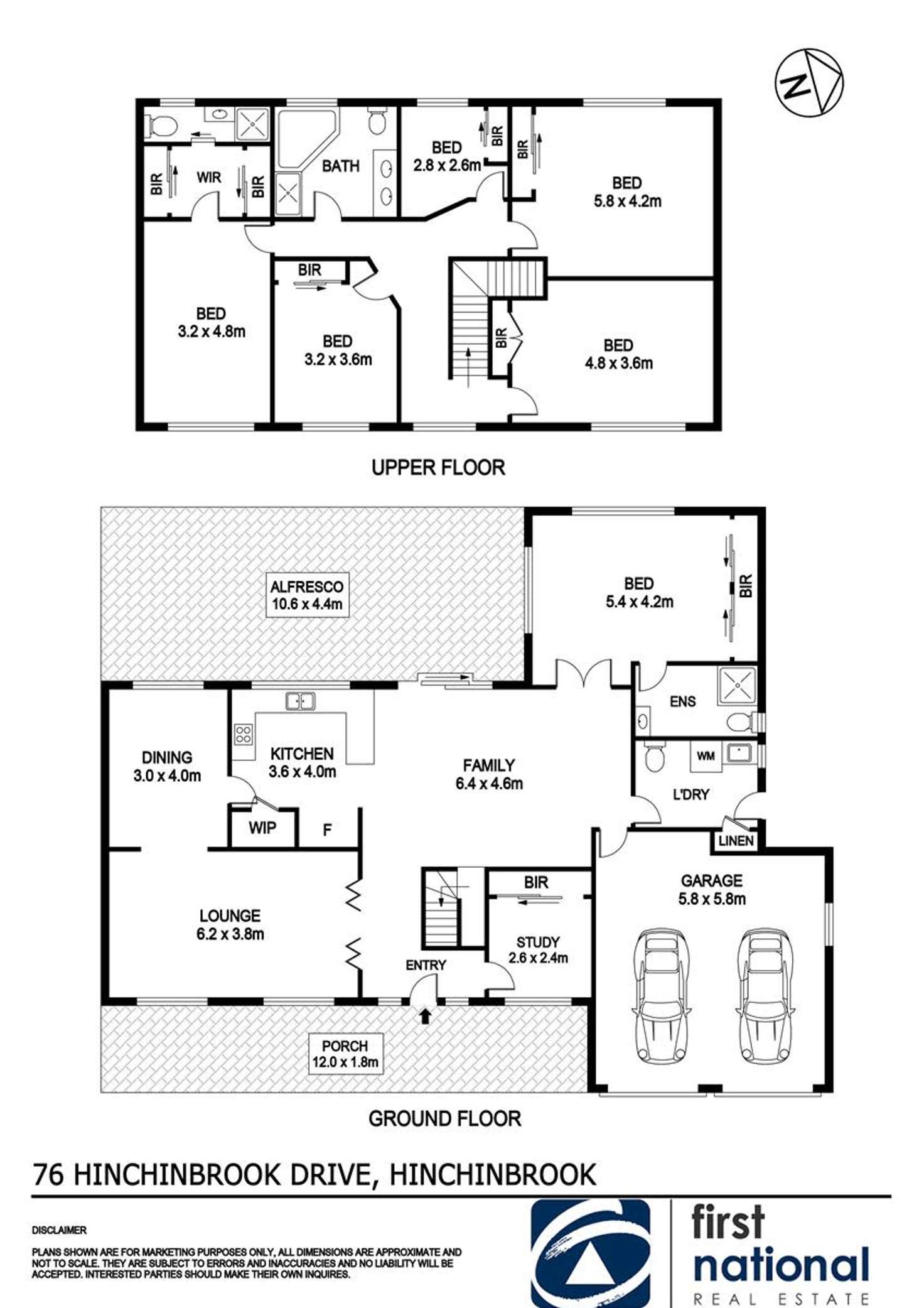 Floorplan of Homely house listing, 76 Hinchinbrook Drive, Hinchinbrook NSW 2168