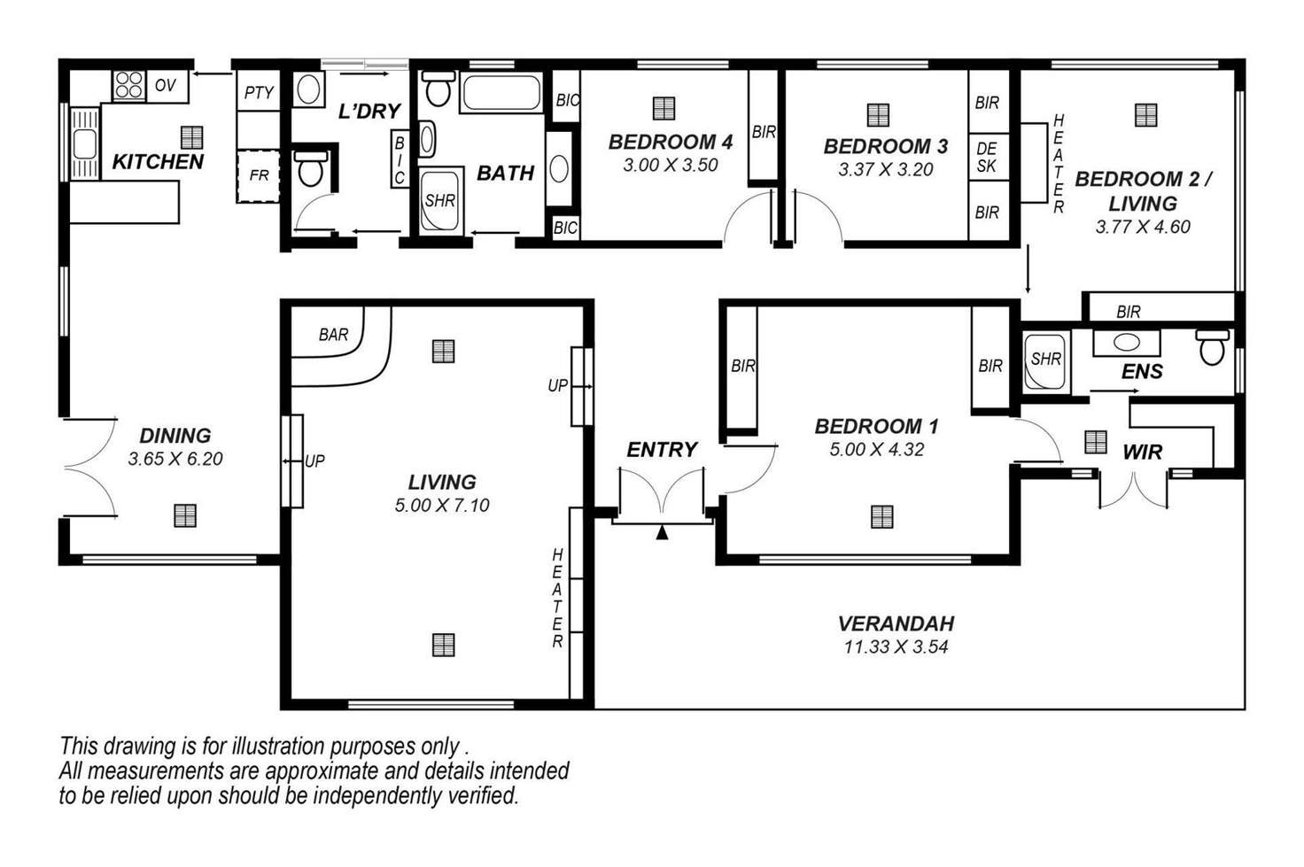 Floorplan of Homely house listing, 46 Penno Parade South, Blackwood SA 5051