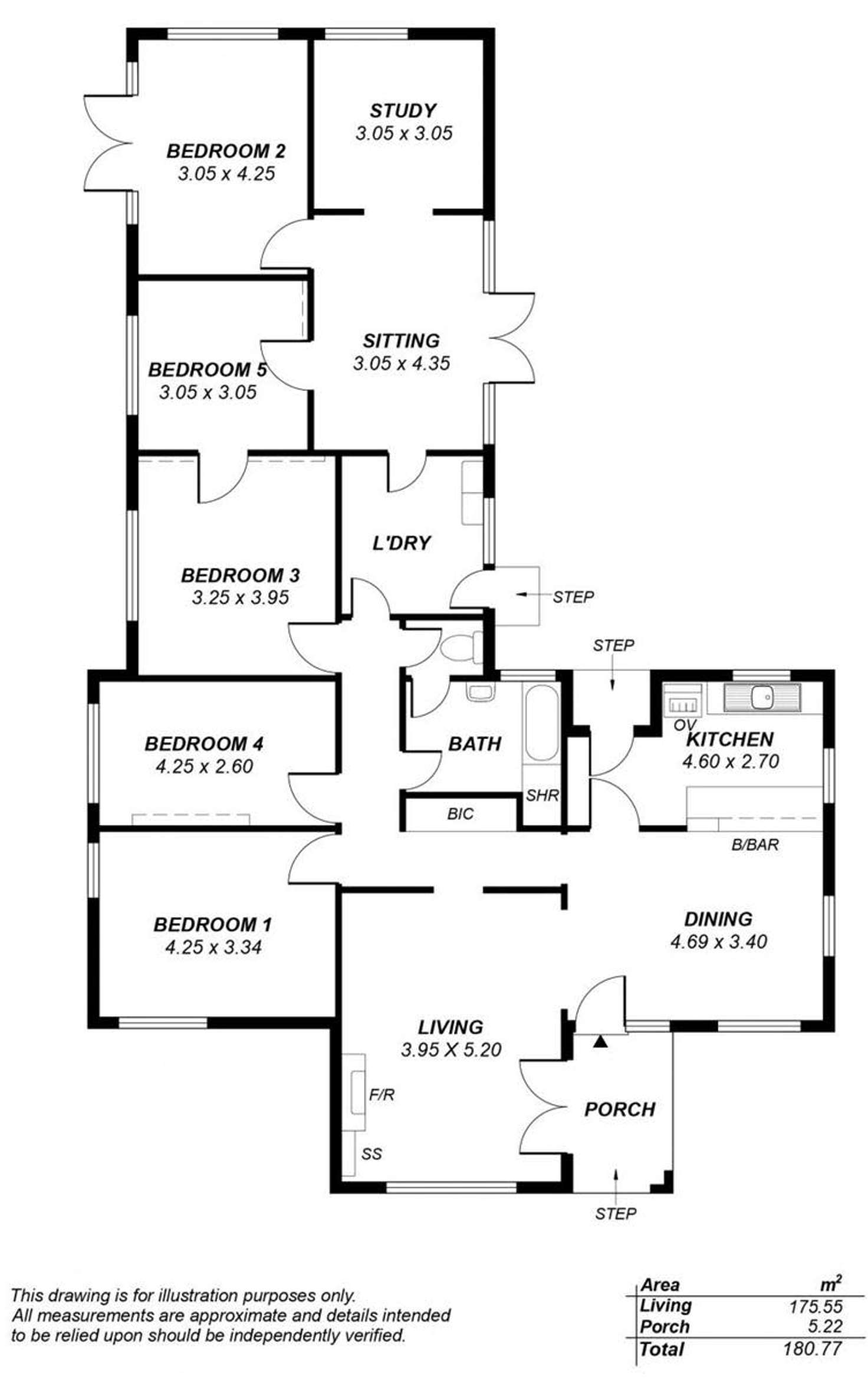 Floorplan of Homely house listing, 25 Netherby Avenue, Netherby SA 5062