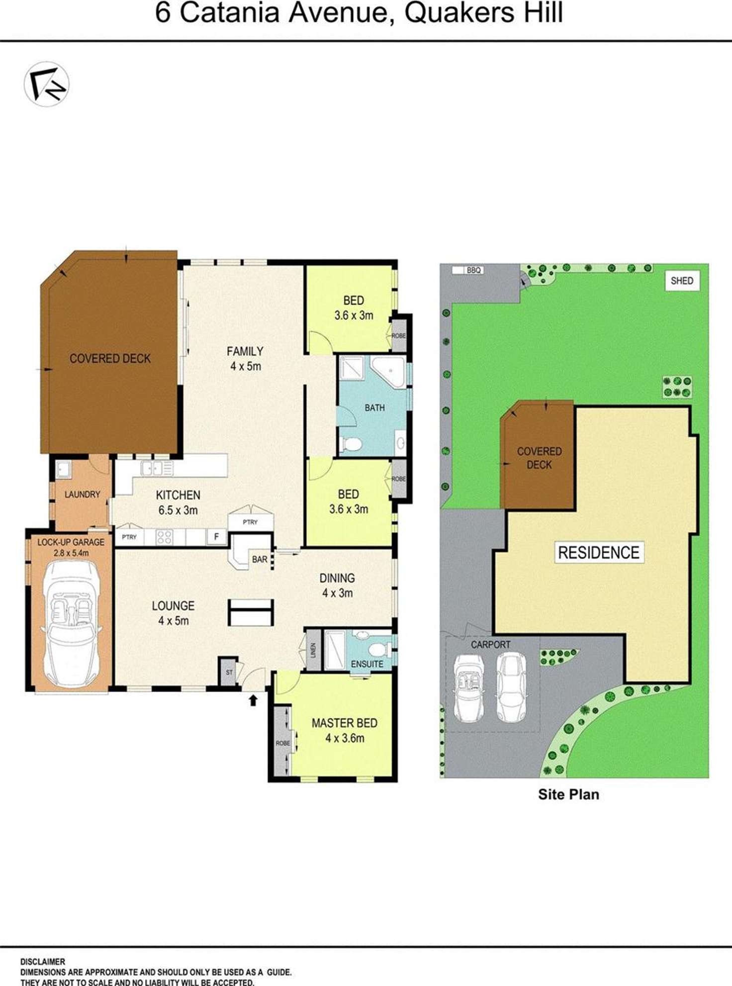Floorplan of Homely house listing, 6 Catania Avenue, Quakers Hill NSW 2763