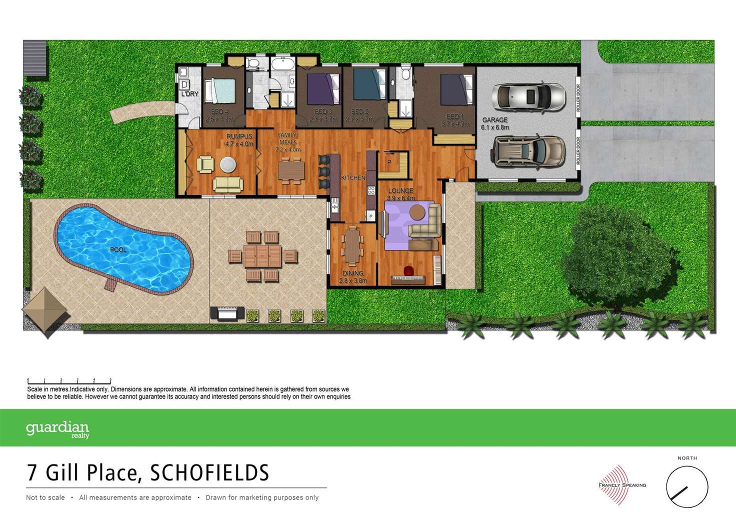 Floorplan of Homely house listing, 7 Gill Place, Schofields NSW 2762