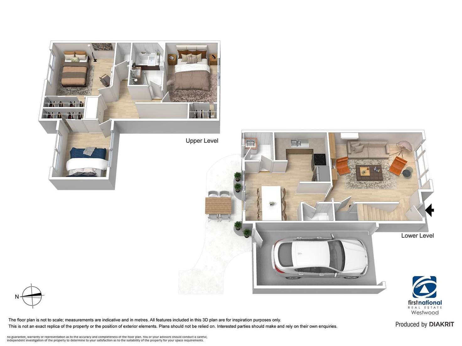Floorplan of Homely townhouse listing, 14/5 Tower Road, Werribee VIC 3030