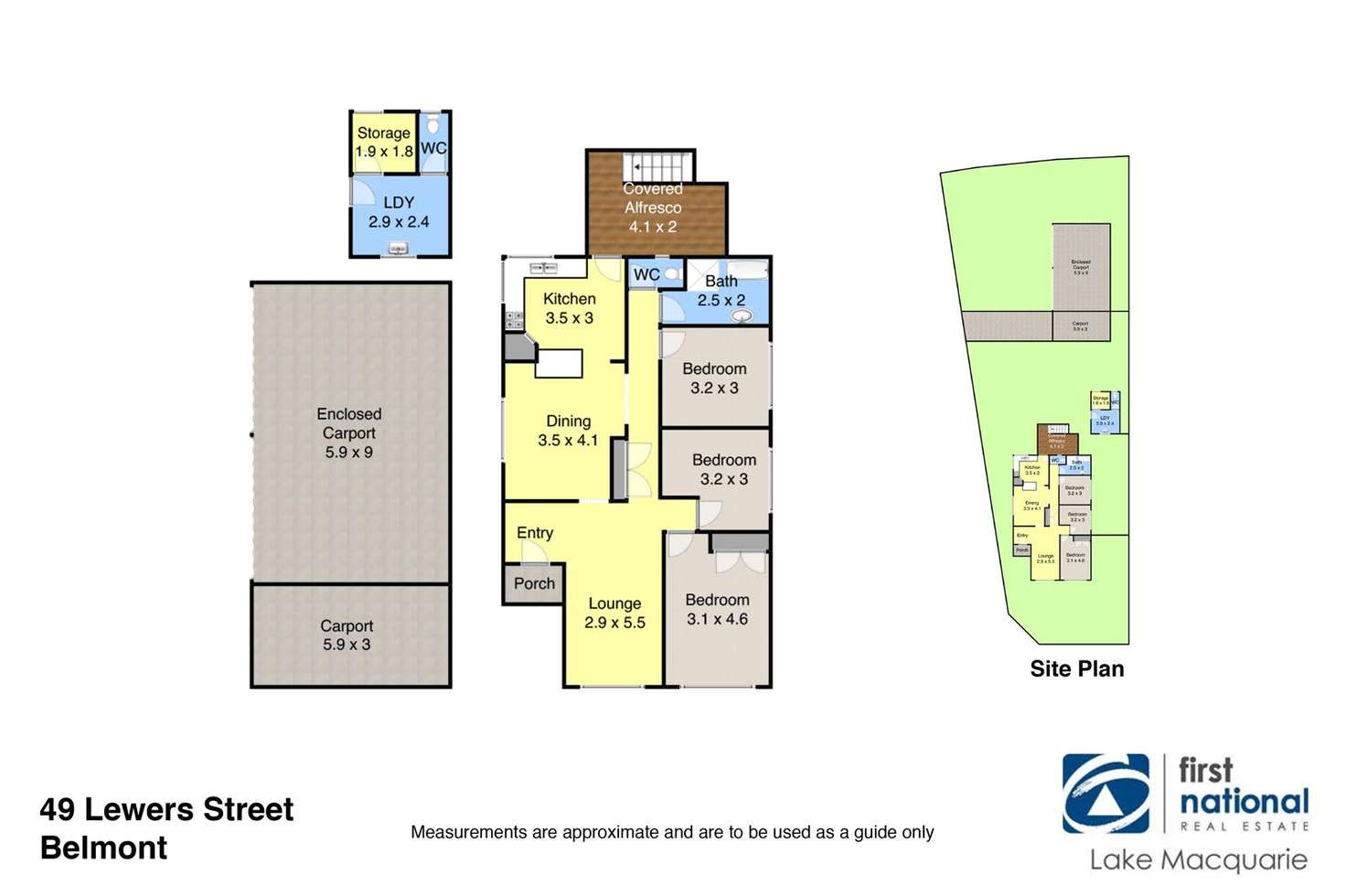 Floorplan of Homely house listing, 49 Lewers Street, Belmont NSW 2280