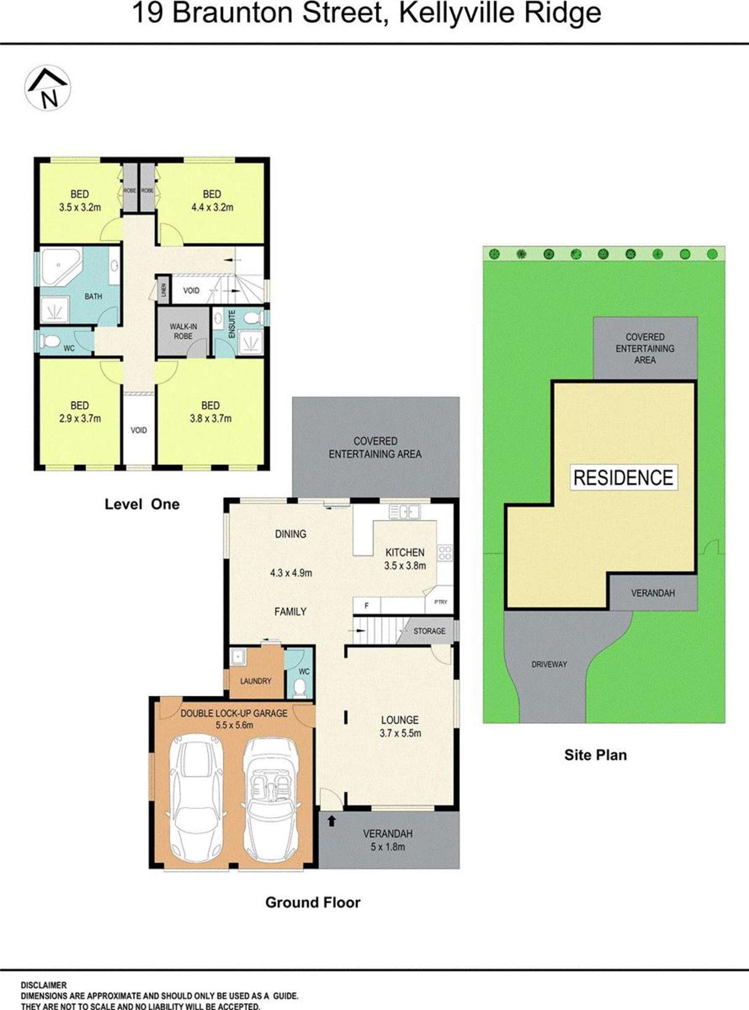 Floorplan of Homely house listing, 19 Braunton Street, Kellyville Ridge NSW 2155