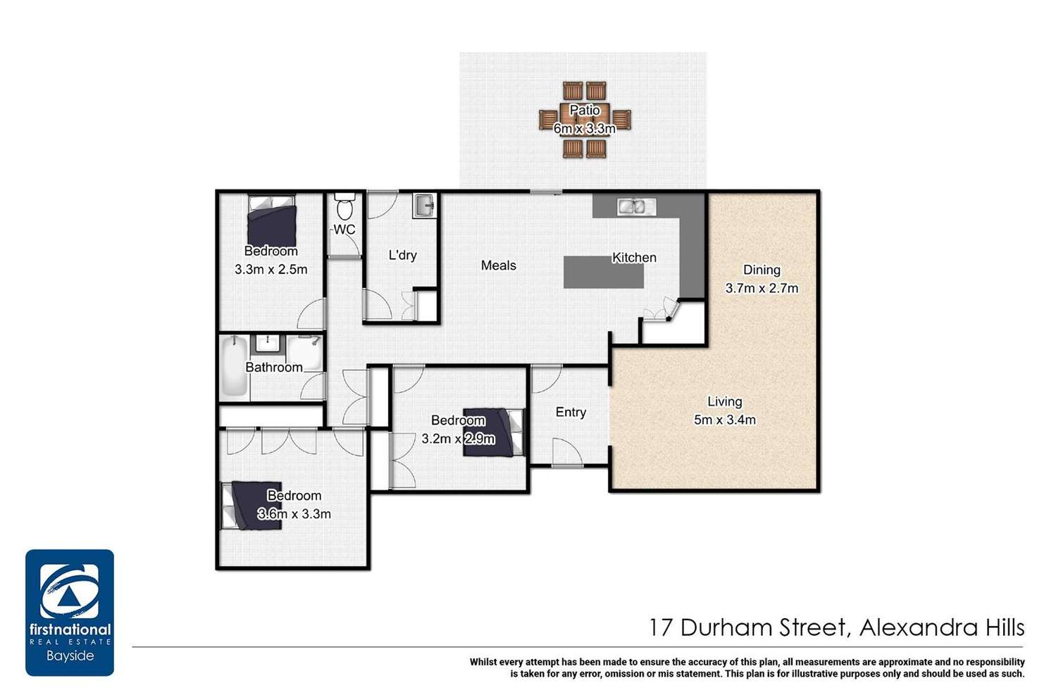 Floorplan of Homely house listing, 17 Durham Street, Alexandra Hills QLD 4161