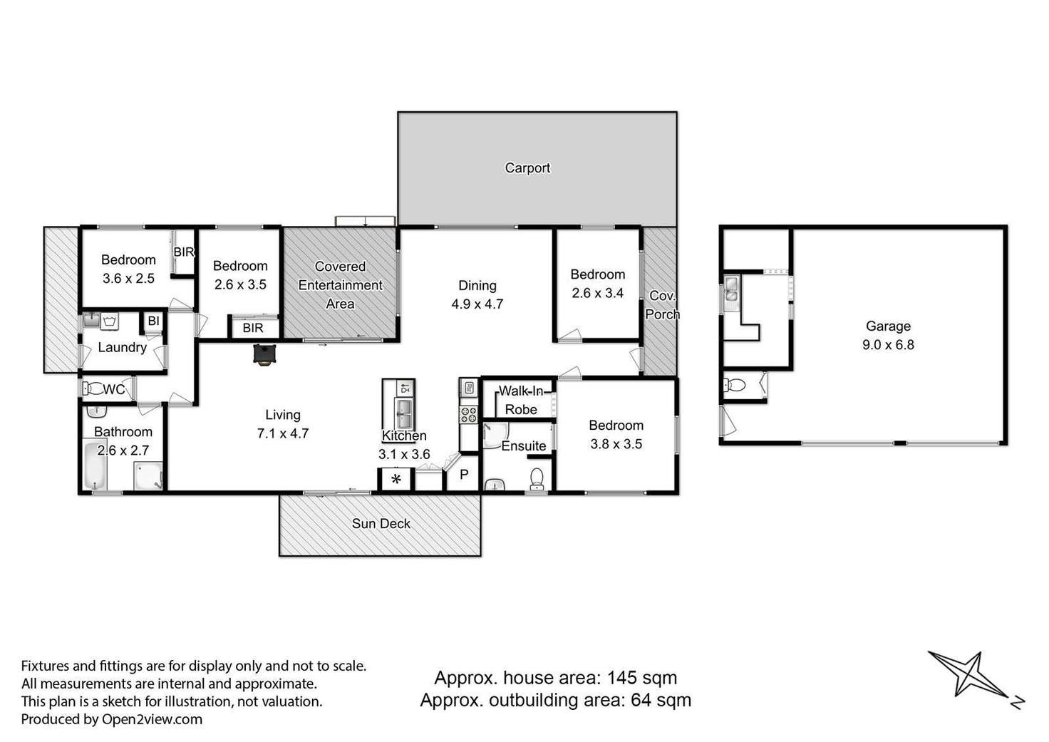 Floorplan of Homely house listing, 390 Scotts Road, Cairns Bay TAS 7116