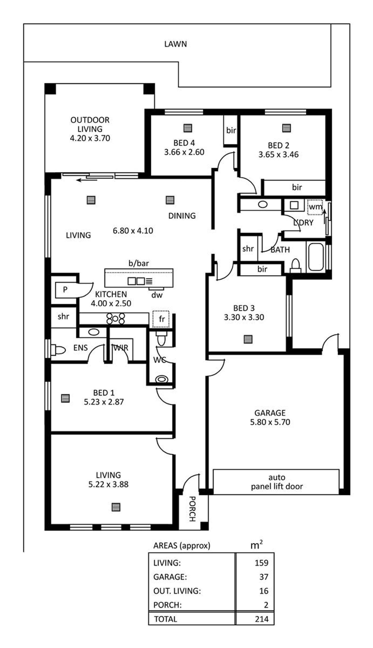 Floorplan of Homely house listing, 41 Sheffield Crescent, Blair Athol SA 5084