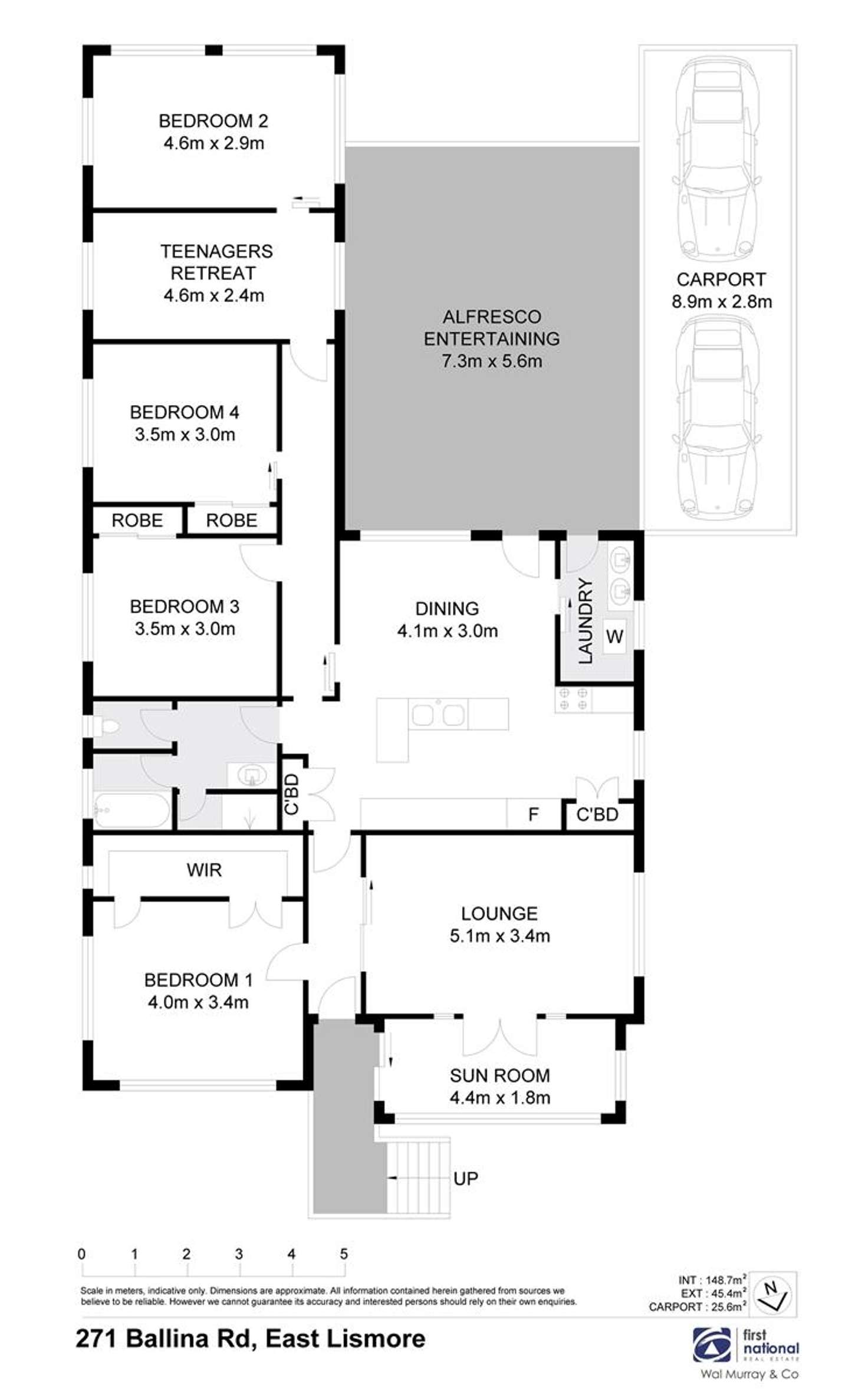 Floorplan of Homely house listing, 271 Ballina Road, East Lismore NSW 2480
