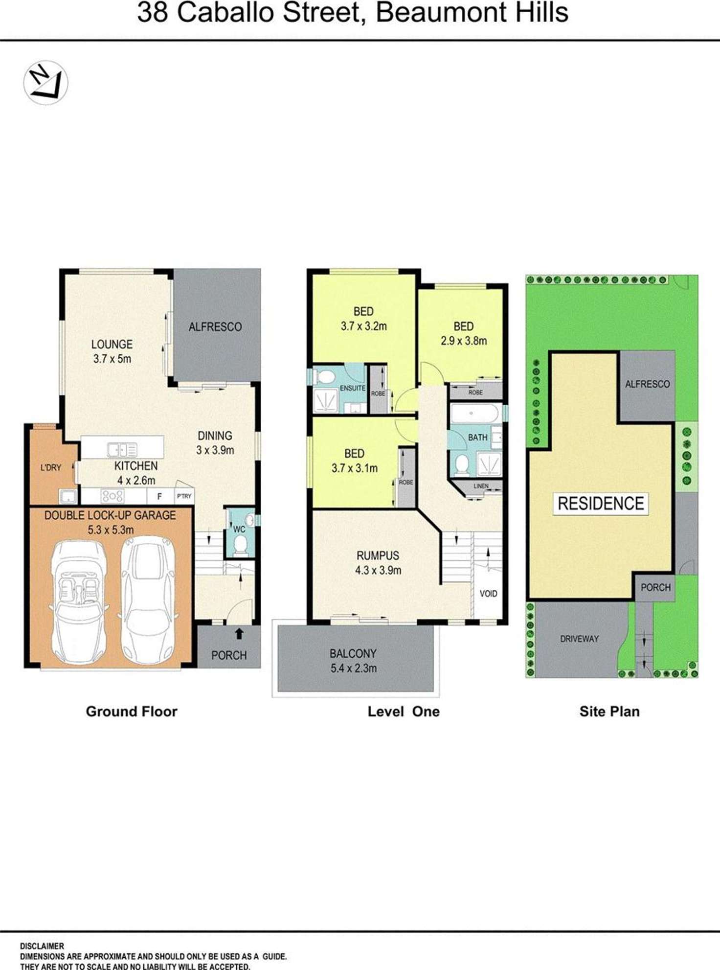 Floorplan of Homely house listing, 38 Caballo Street, Beaumont Hills NSW 2155