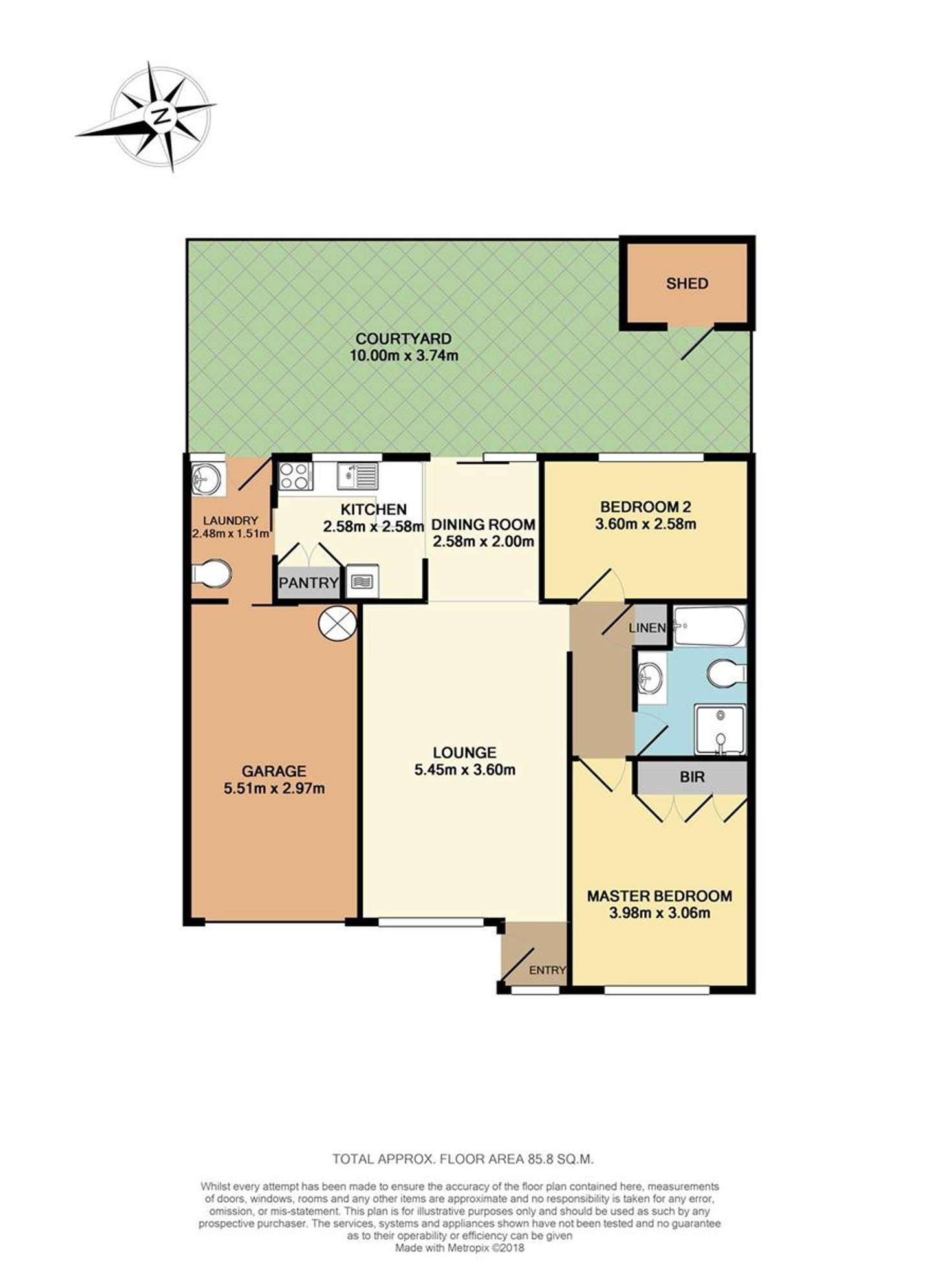 Floorplan of Homely villa listing, 9/139 Scott Street, Shoalhaven Heads NSW 2535