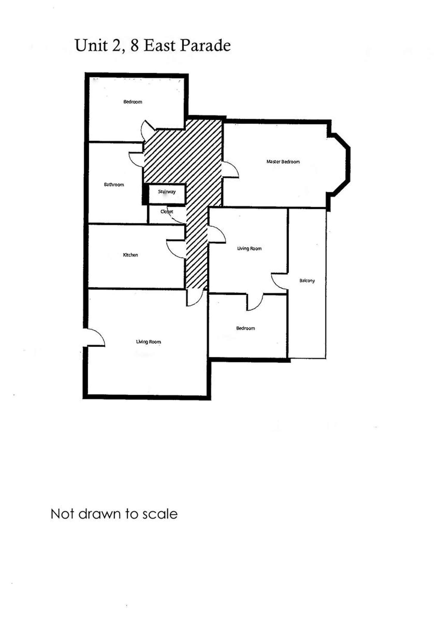 Floorplan of Homely apartment listing, 2/8 East Parade, Deloraine TAS 7304