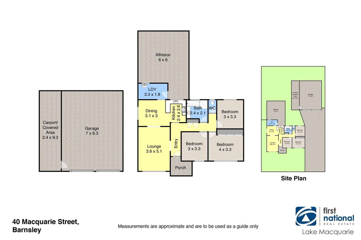 Floorplan of Homely house listing, 40 Macquarie Street, Barnsley NSW 2278