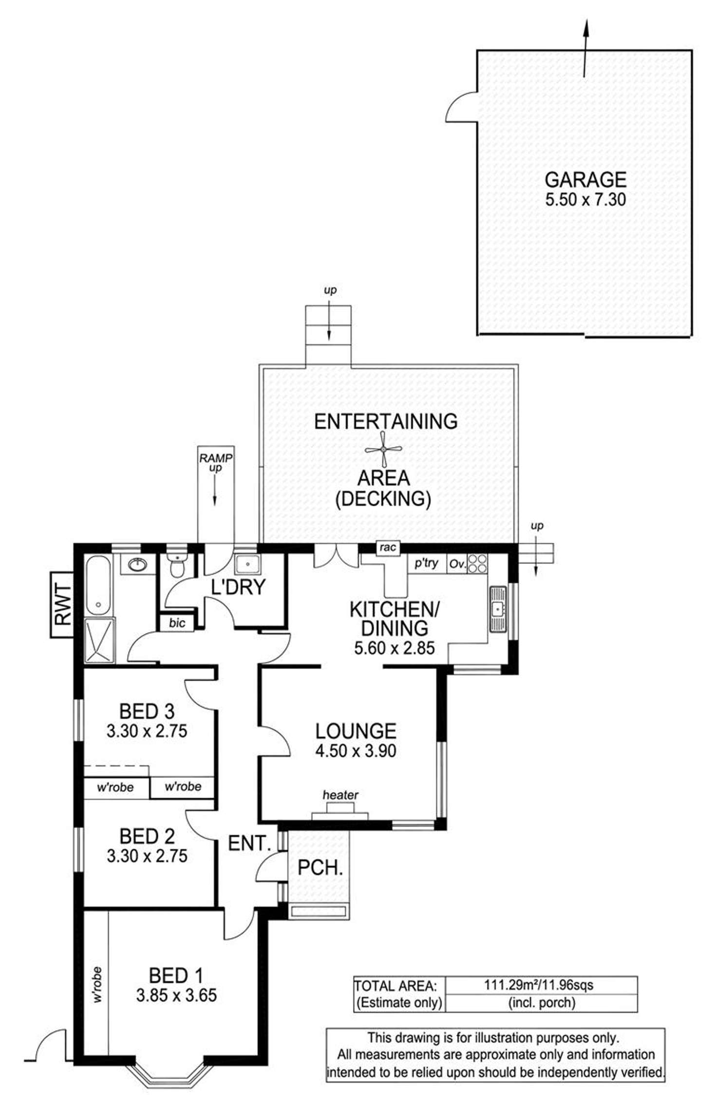 Floorplan of Homely house listing, 46 Eyre Street, Seaview Downs SA 5049