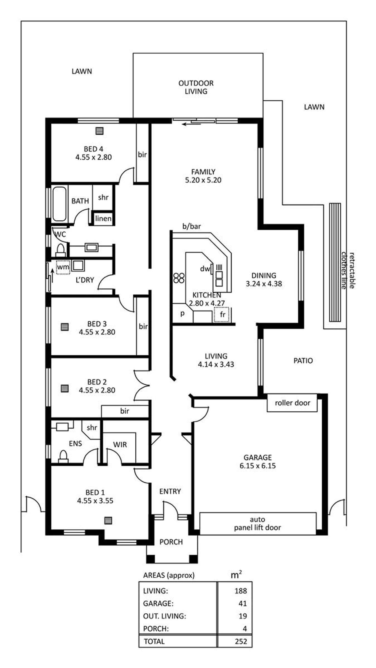 Floorplan of Homely house listing, 6 Pintillo Court, Burton SA 5110