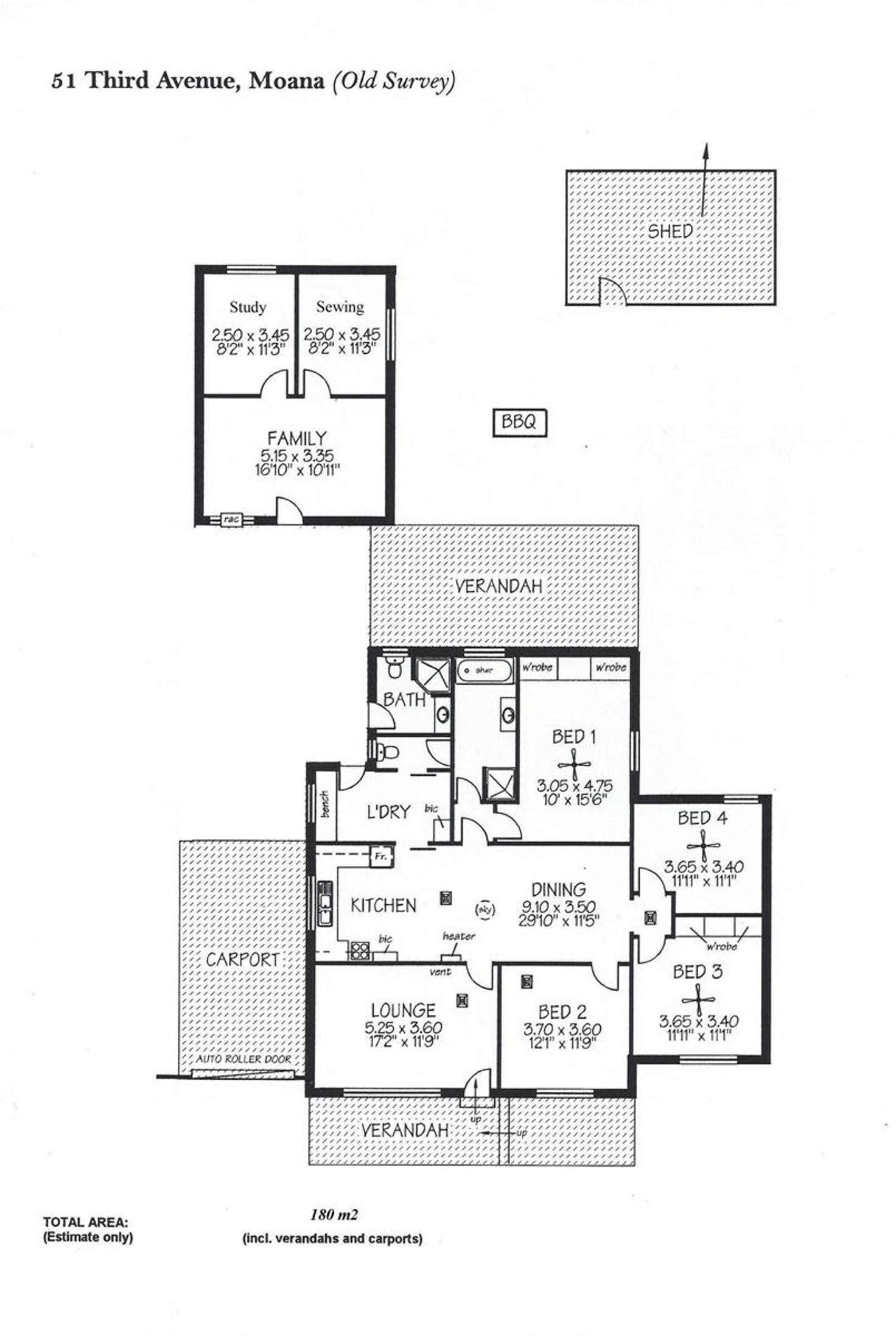 Floorplan of Homely house listing, 51 Third Avenue, Moana SA 5169