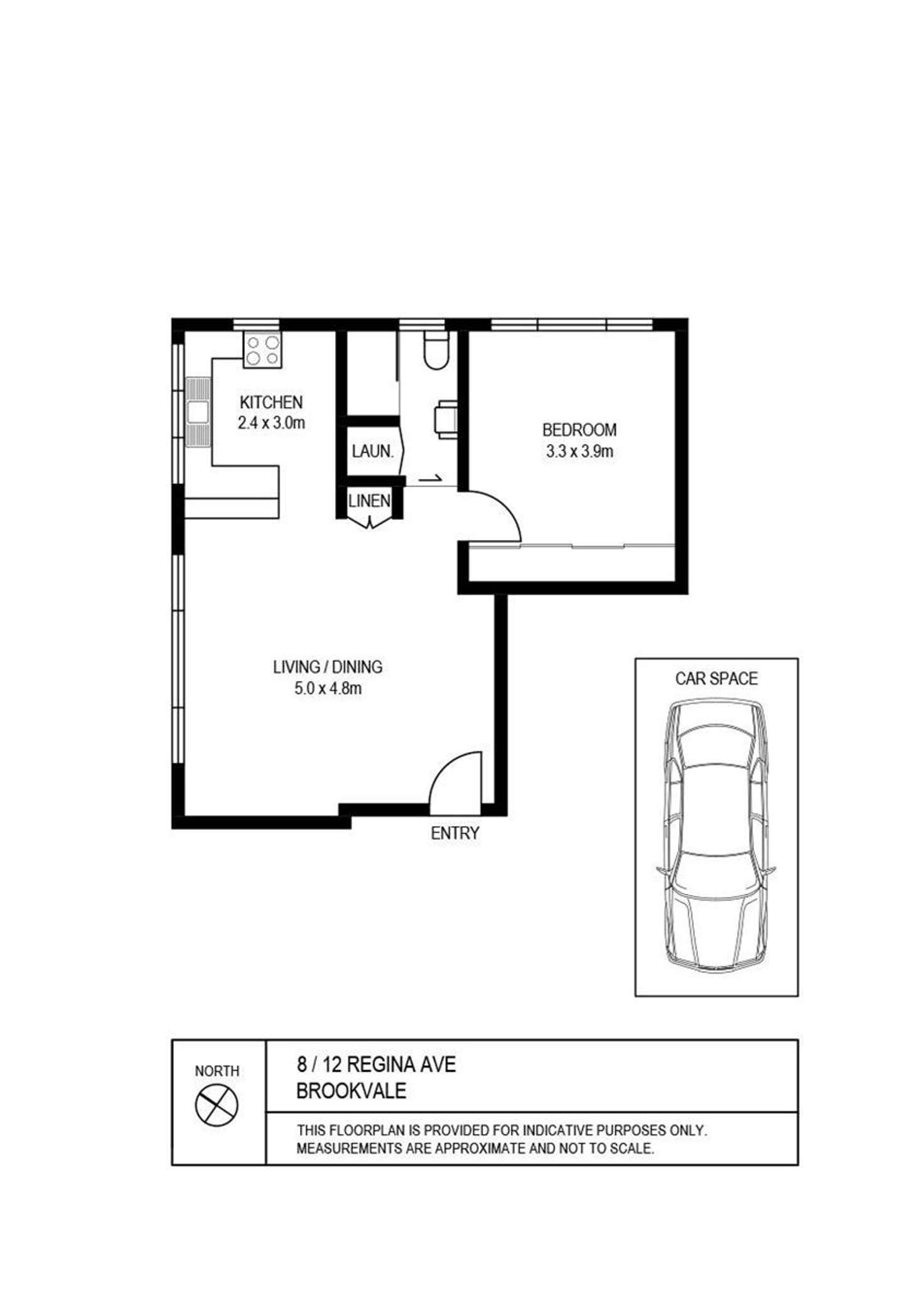 Floorplan of Homely apartment listing, 8/12 Regina Avenue, Brookvale NSW 2100