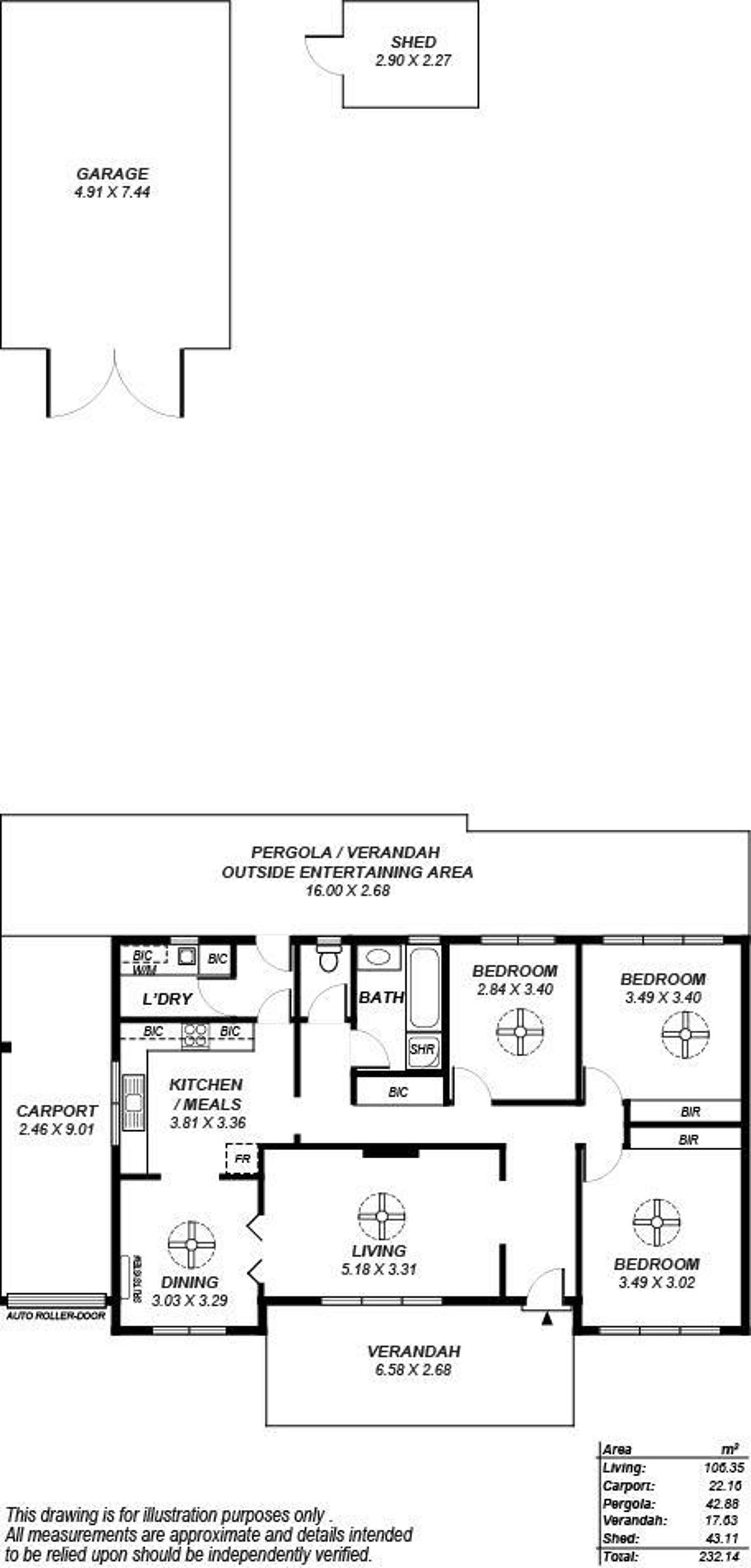 Floorplan of Homely house listing, 44 Whelan Avenue, Camden Park SA 5038