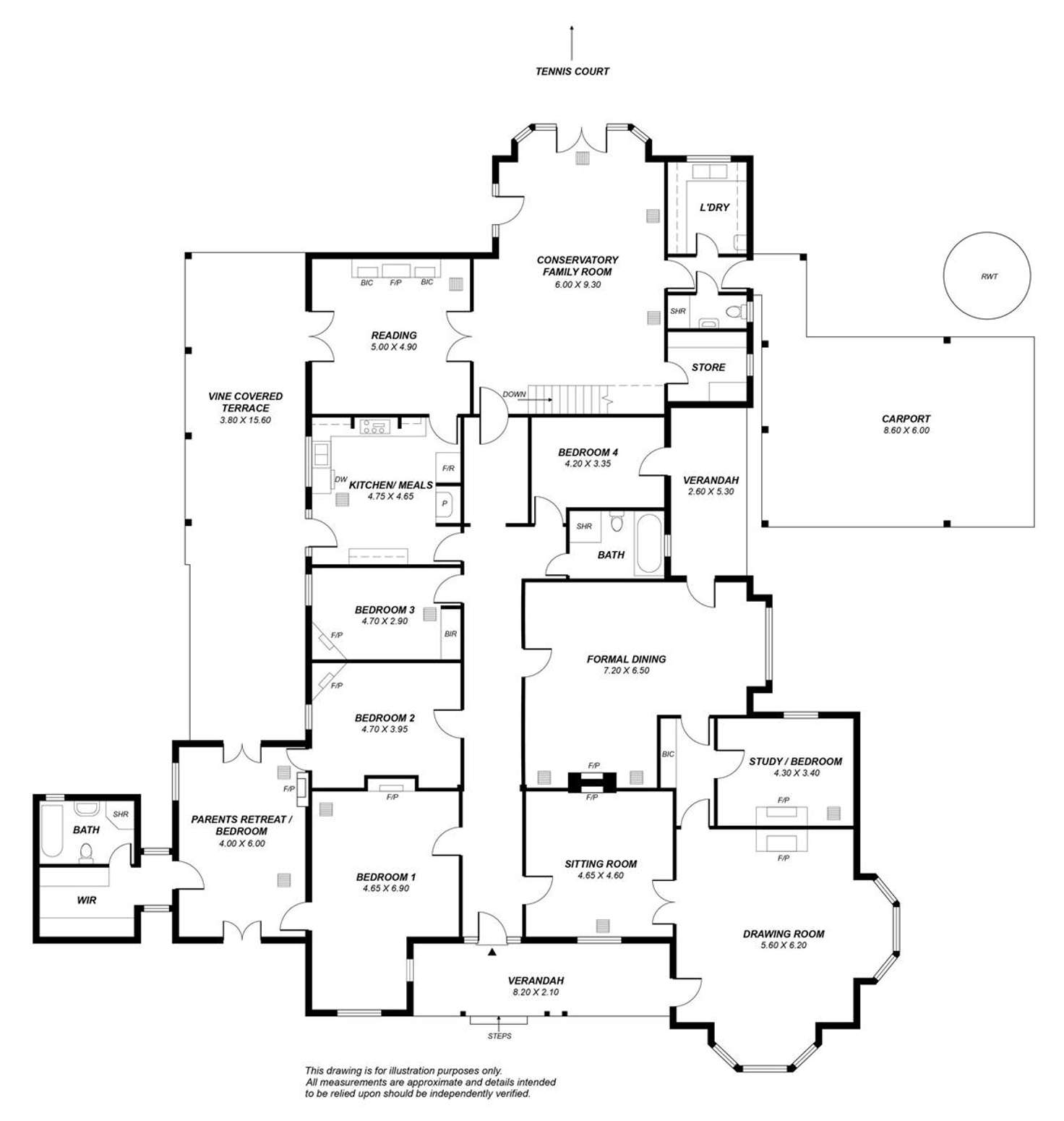 Floorplan of Homely house listing, 9 Trinity Street, College Park SA 5069