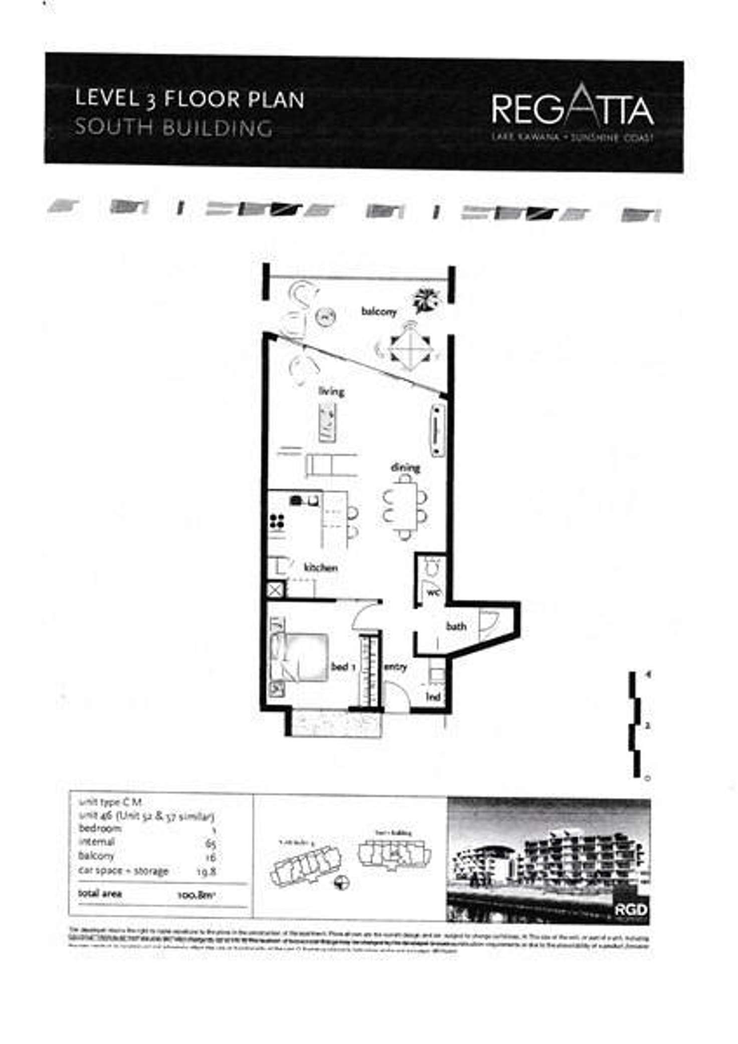 Floorplan of Homely unit listing, 46/11 Innovation Parkway, Birtinya QLD 4575